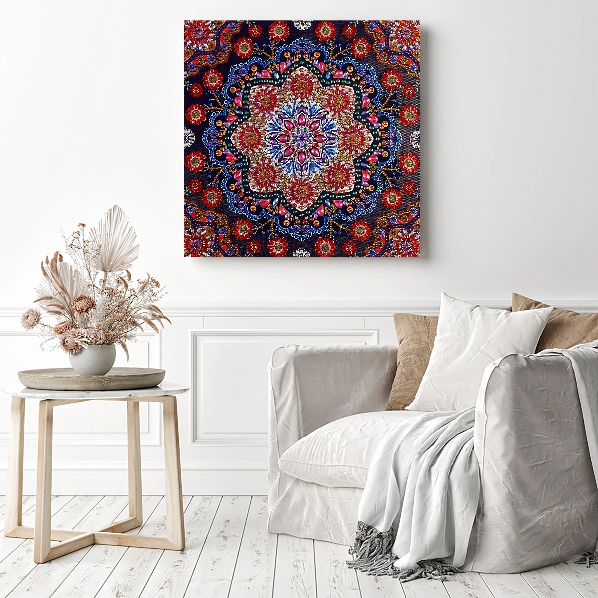 Crystals Abstract Mandala | Diamond Painting - Image 3
