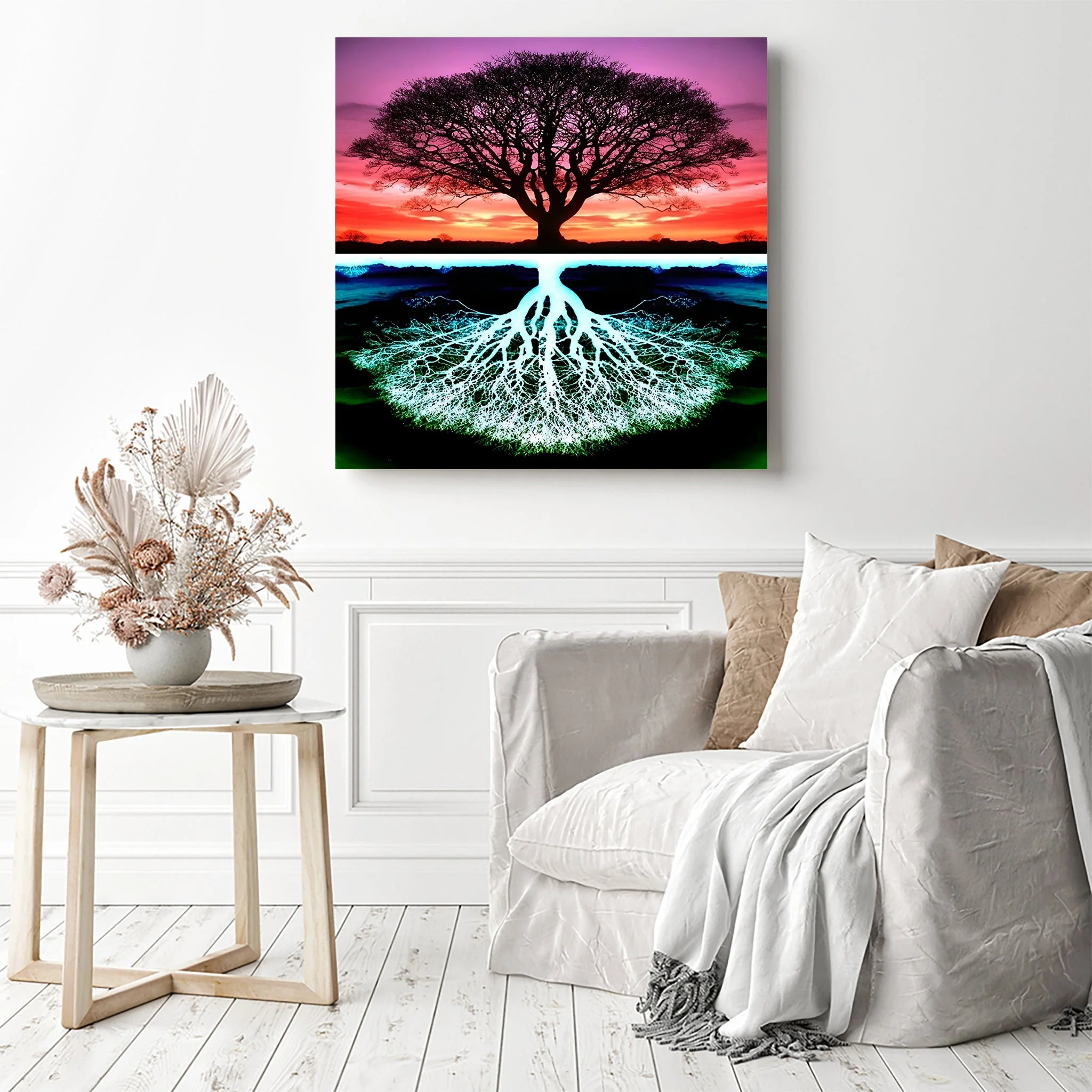 Colorful Fantasy Tree Different Reflection | Diamond Painting - Image 3