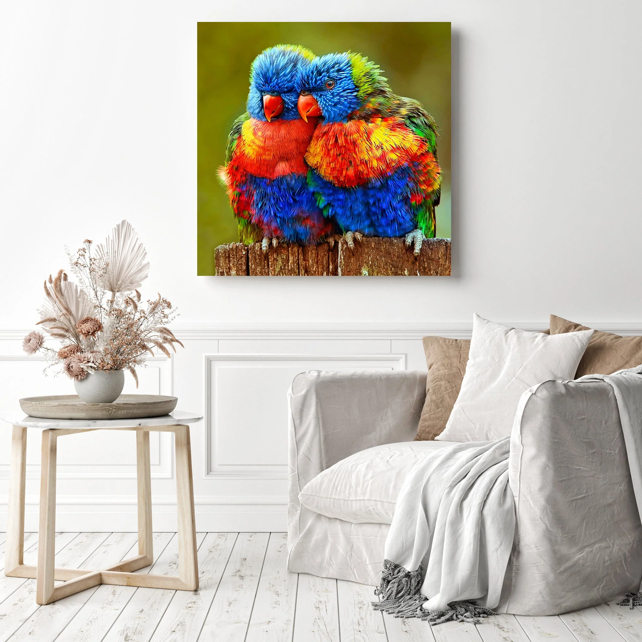 Animal Birds in Love | Diamond Painting - Image 3