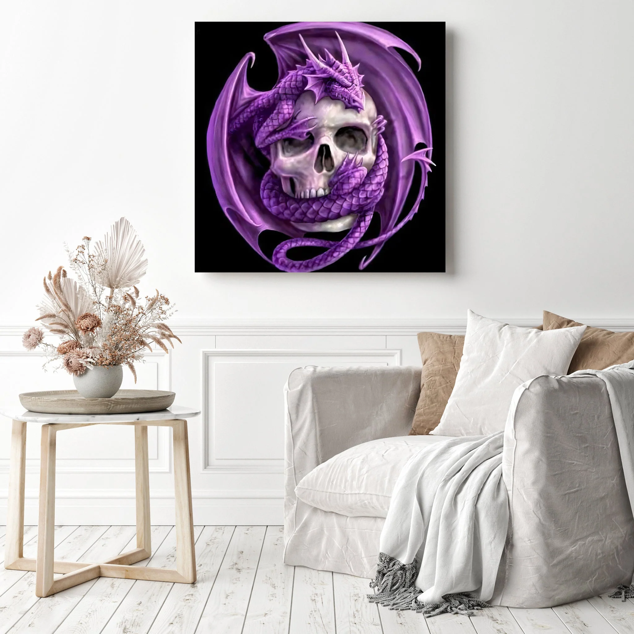 Purple Dragon Skull | Diamond Painting - Image 3