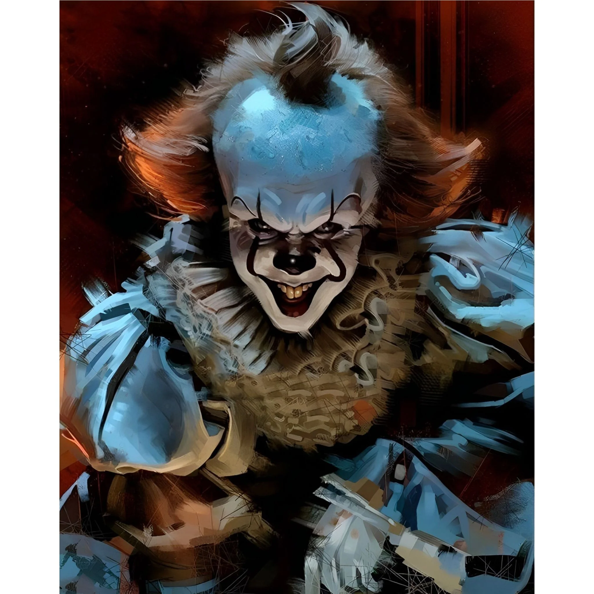 Horror Clown | Diamond Painting - Image 2