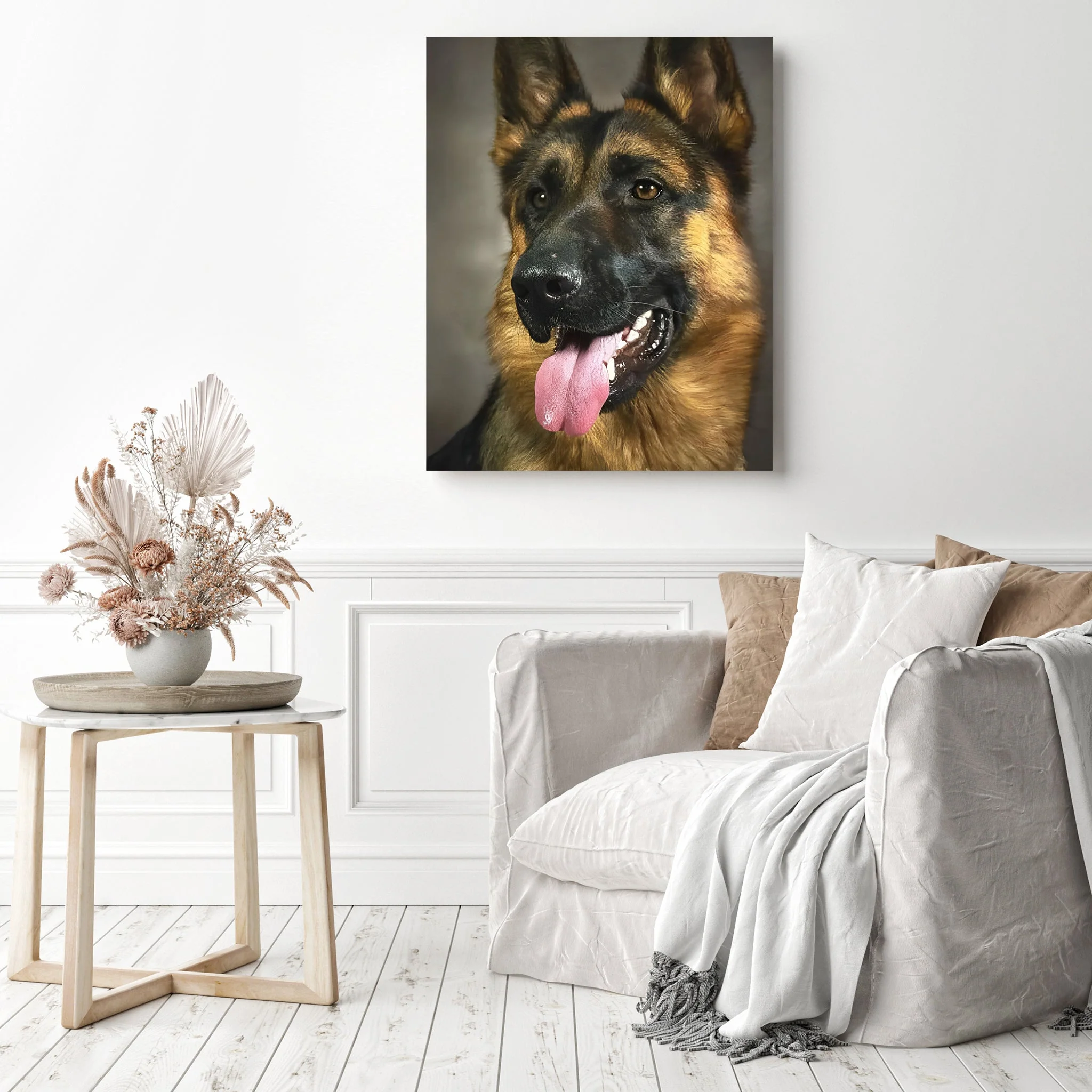 German Shepherd Dog | Diamond Painting - Image 3