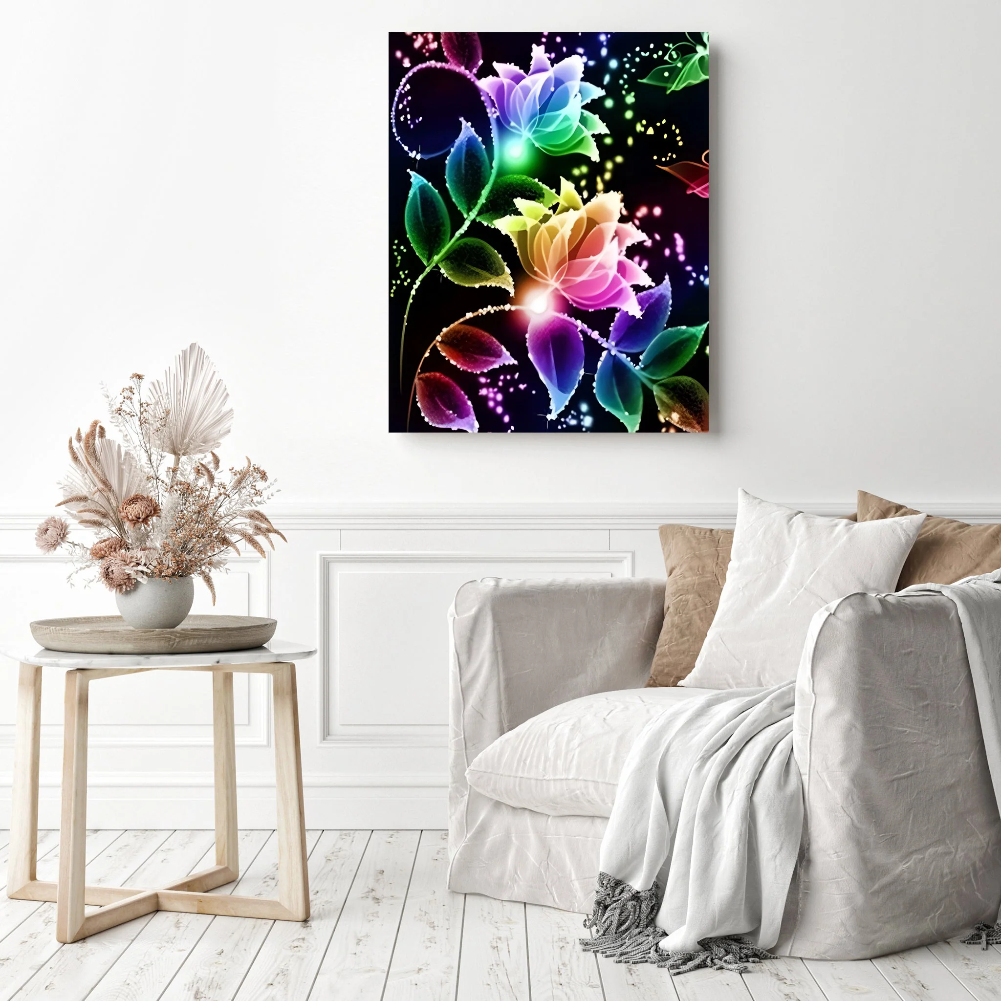 Modern Art Color Abstract Flowers | Diamond Painting - Image 3