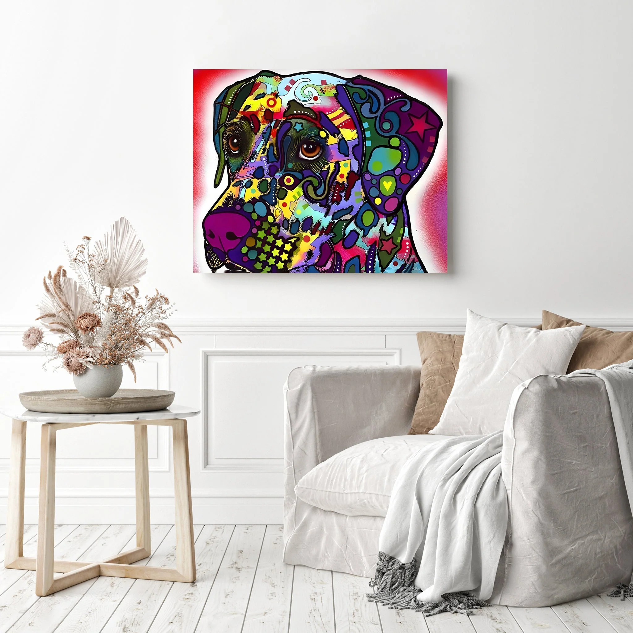 Cartoon Special Colorful Pet Dog | Diamond Painting - Image 3