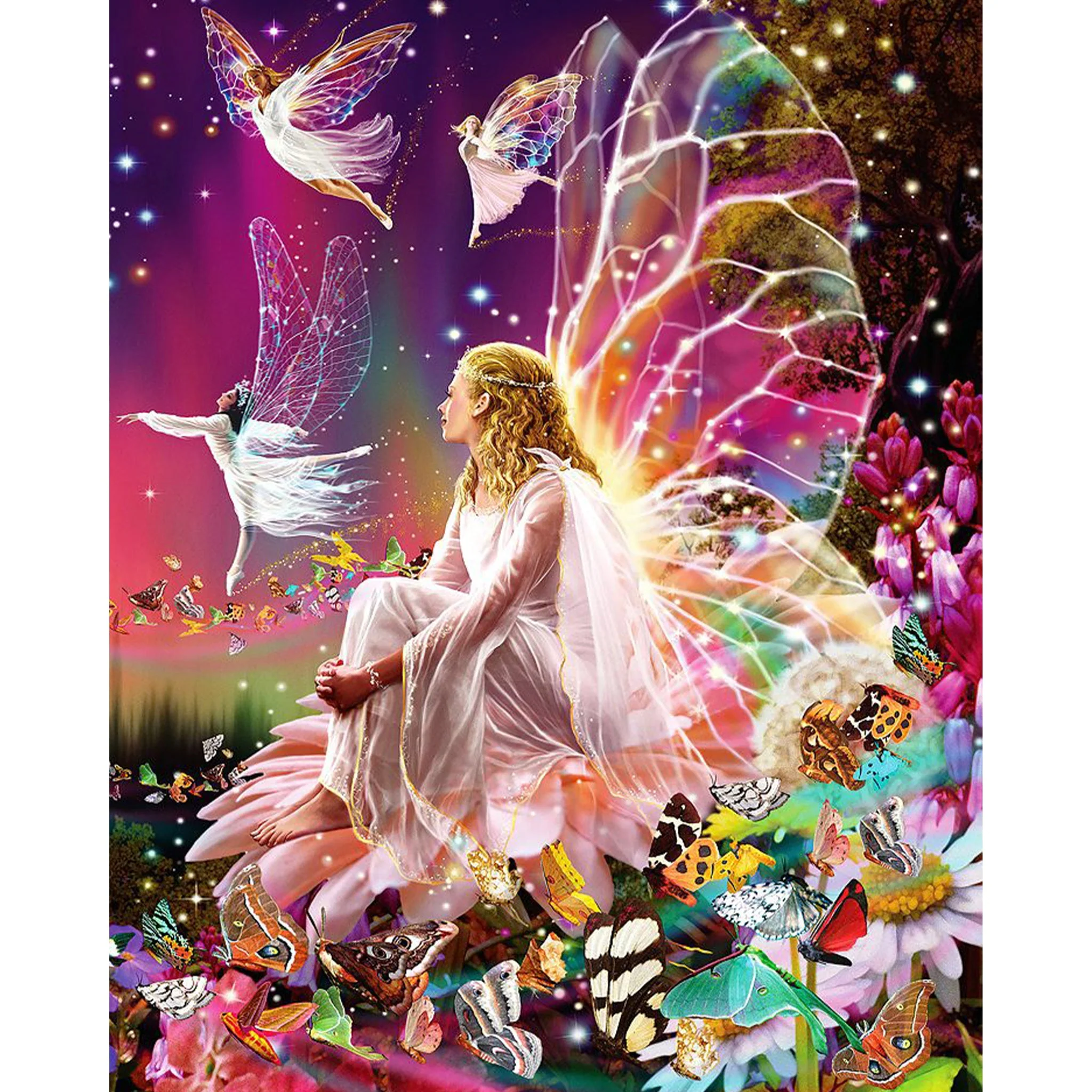 Fantasy Dream Butterfly Fairy | Diamond Painting - Image 2