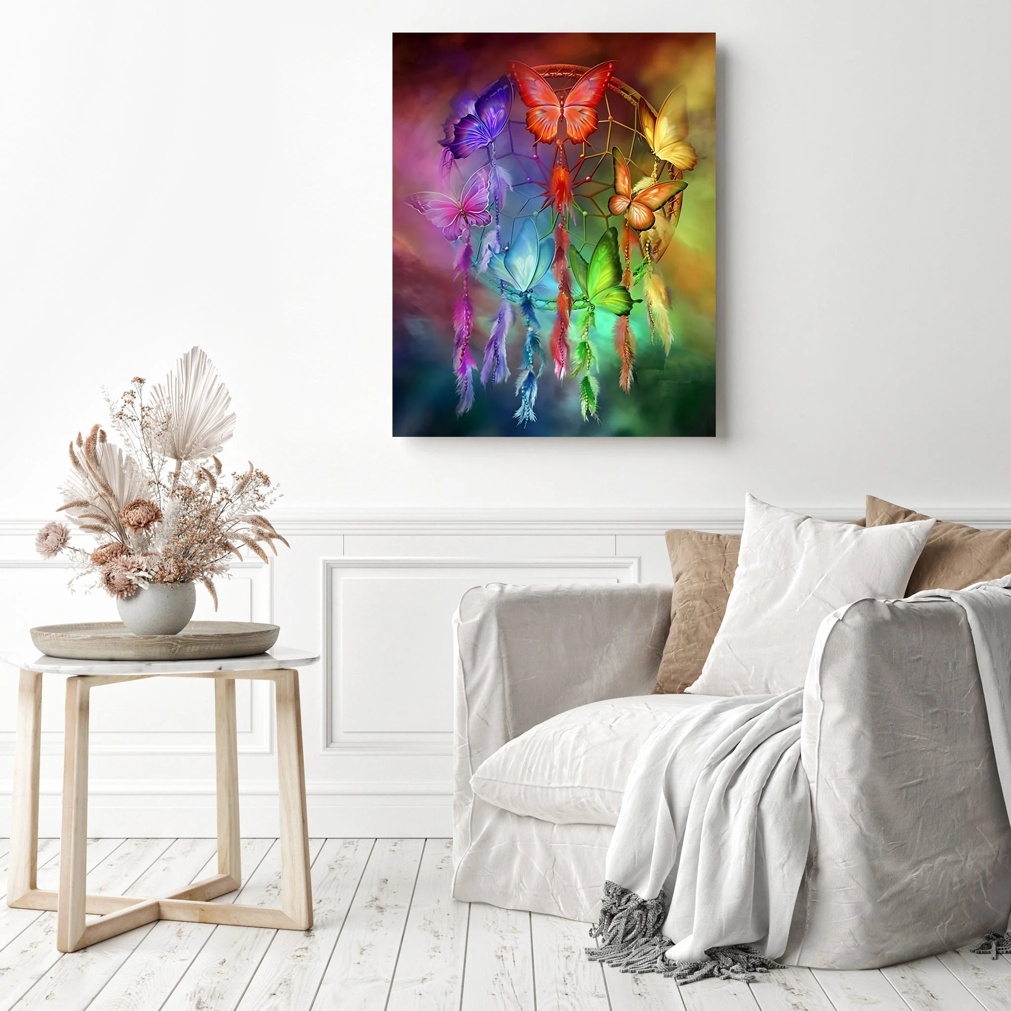 Dream Catcher Colorful Butterfly | Diamond Painting - Image 3