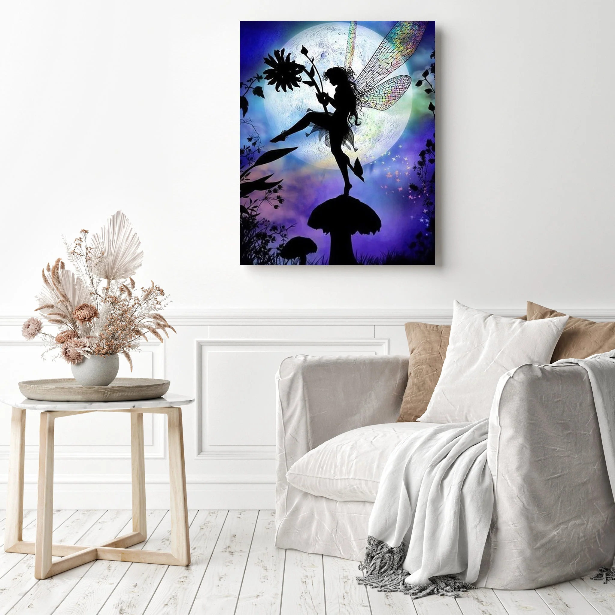 Fantasy Dream Moon Sky Fairy | Diamond Painting - Image 3