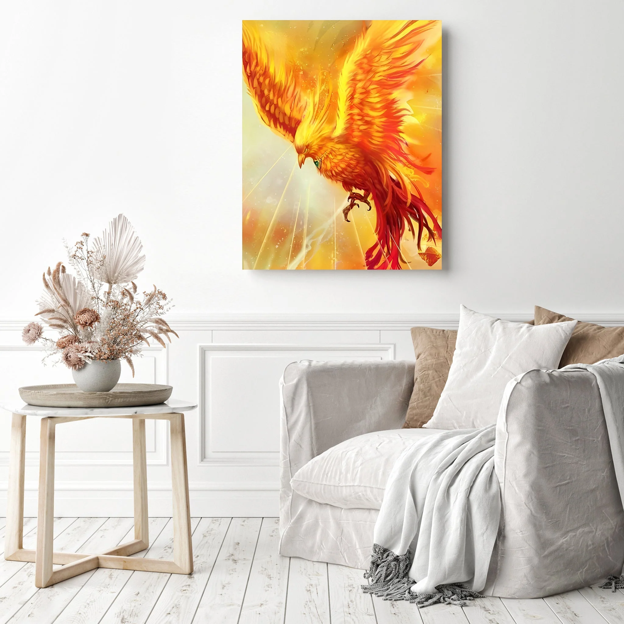 Fantastic Fire Phoenix | Diamond Painting - Image 3