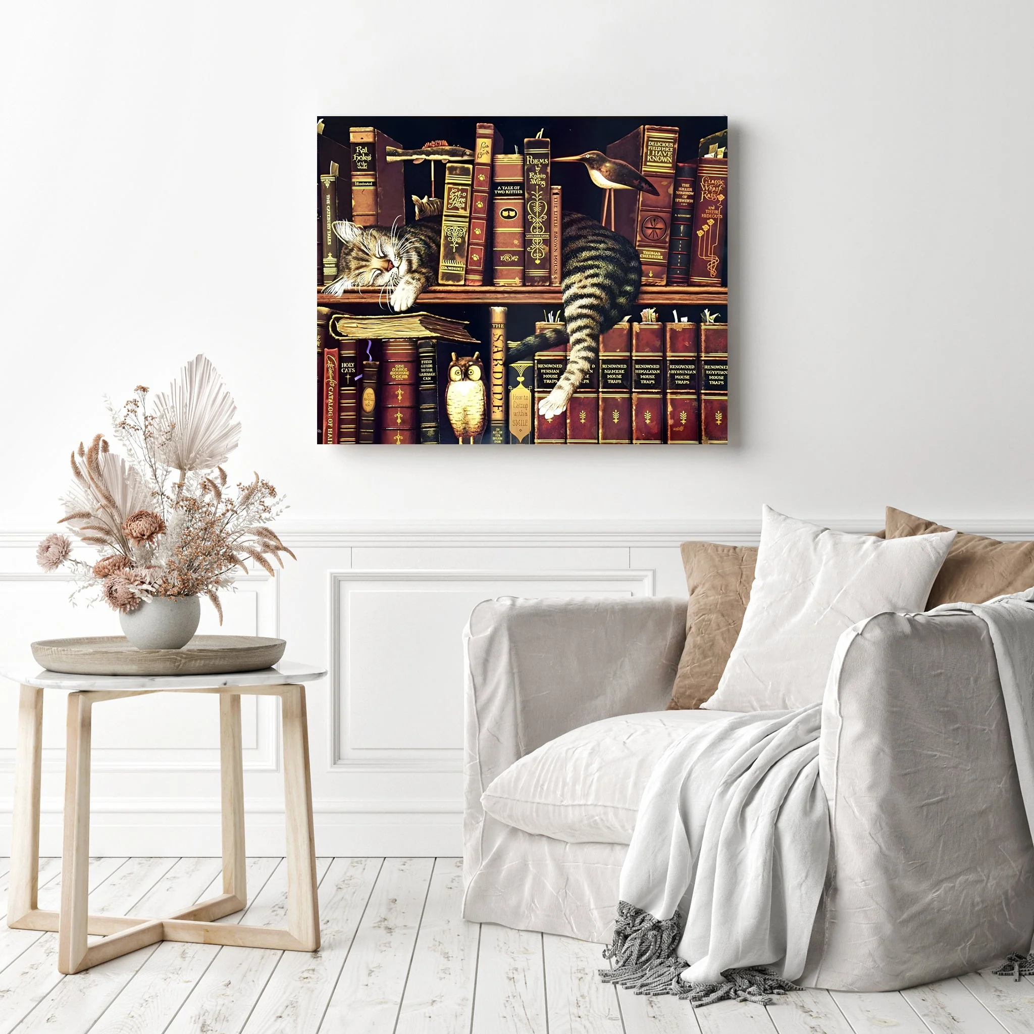 The Cat Sleeping On Shelf | Diamond Painting - Image 3