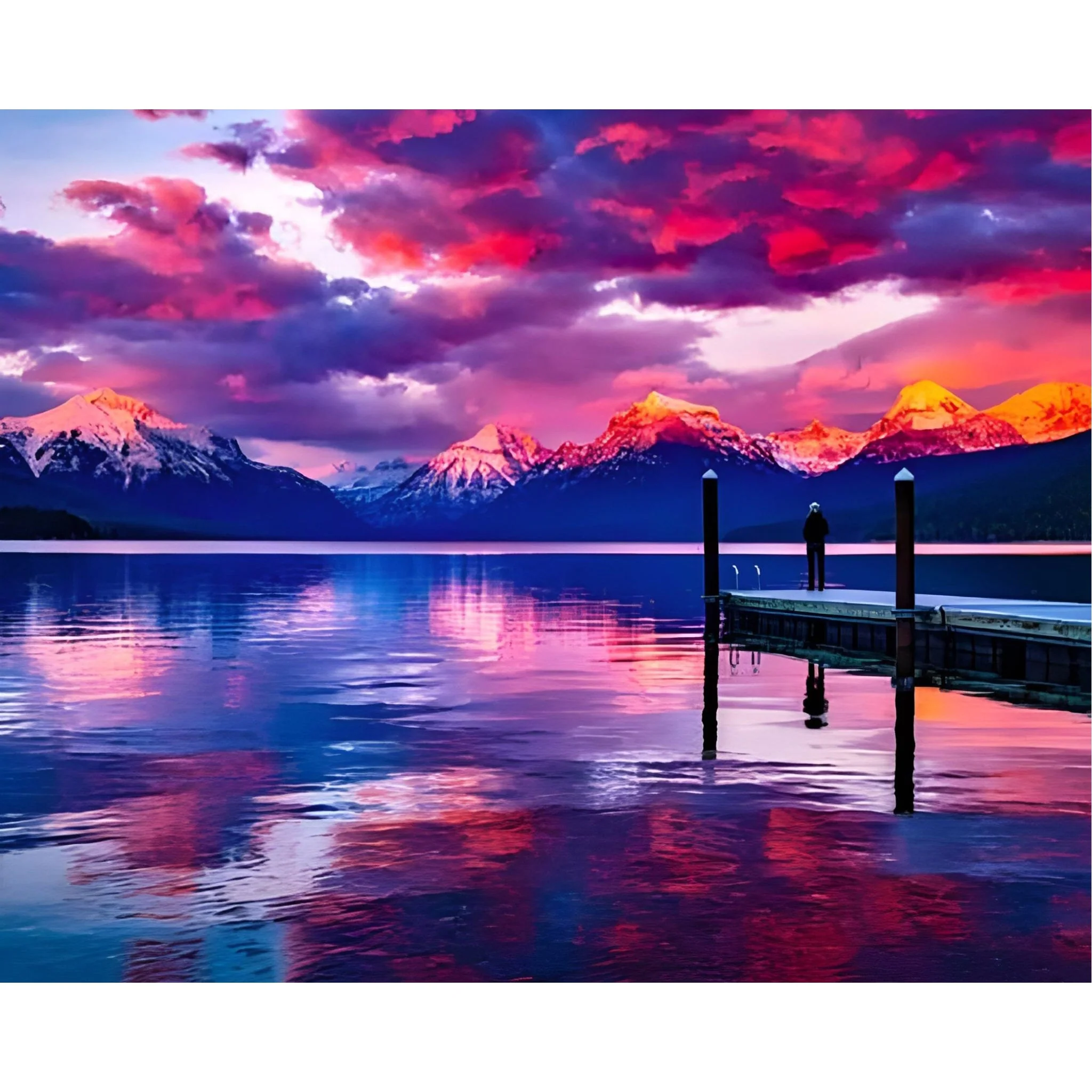 Mountain Sky | Diamond Painting - Image 2