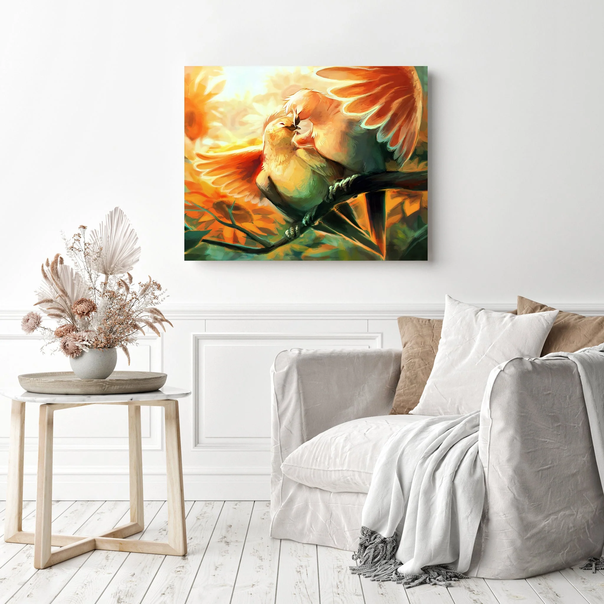 Bird couple | Diamond Painting - Image 3