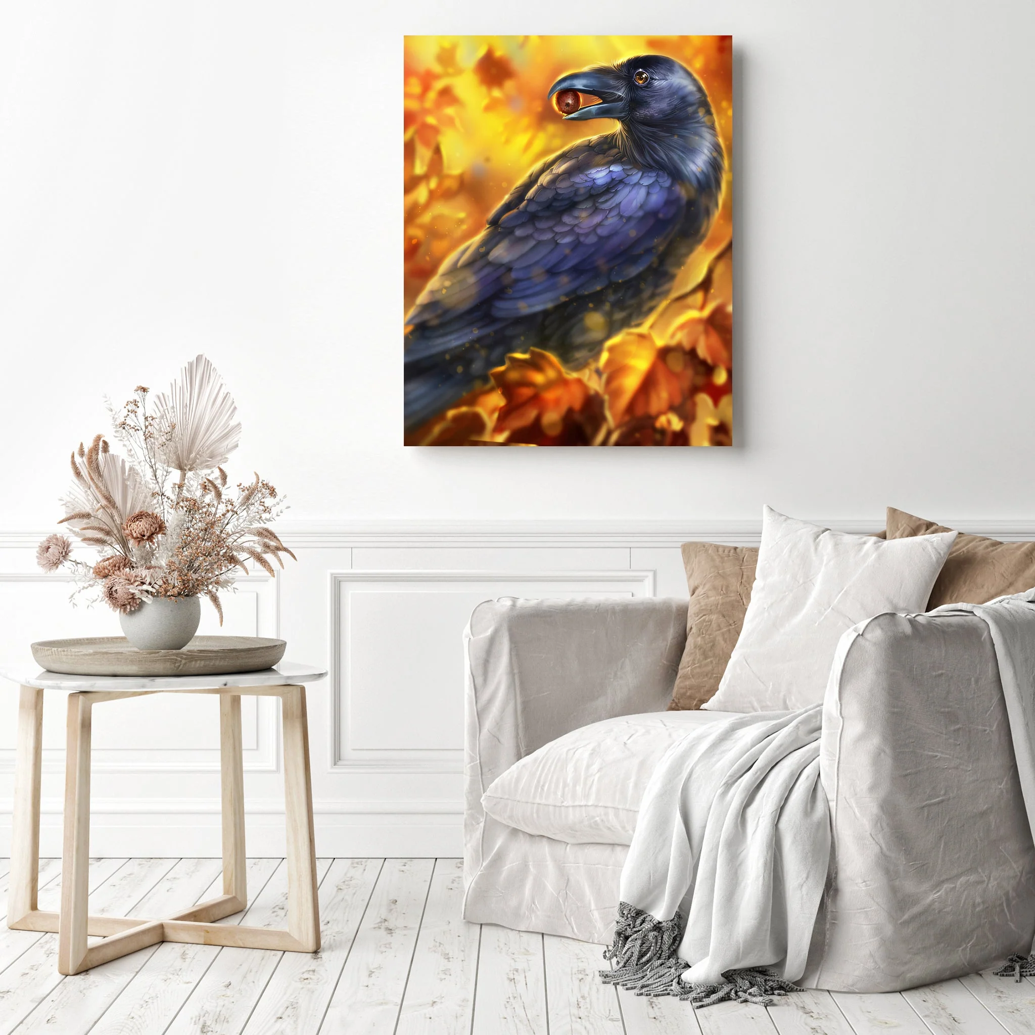 Bird Raven | Diamond Painting - Image 3