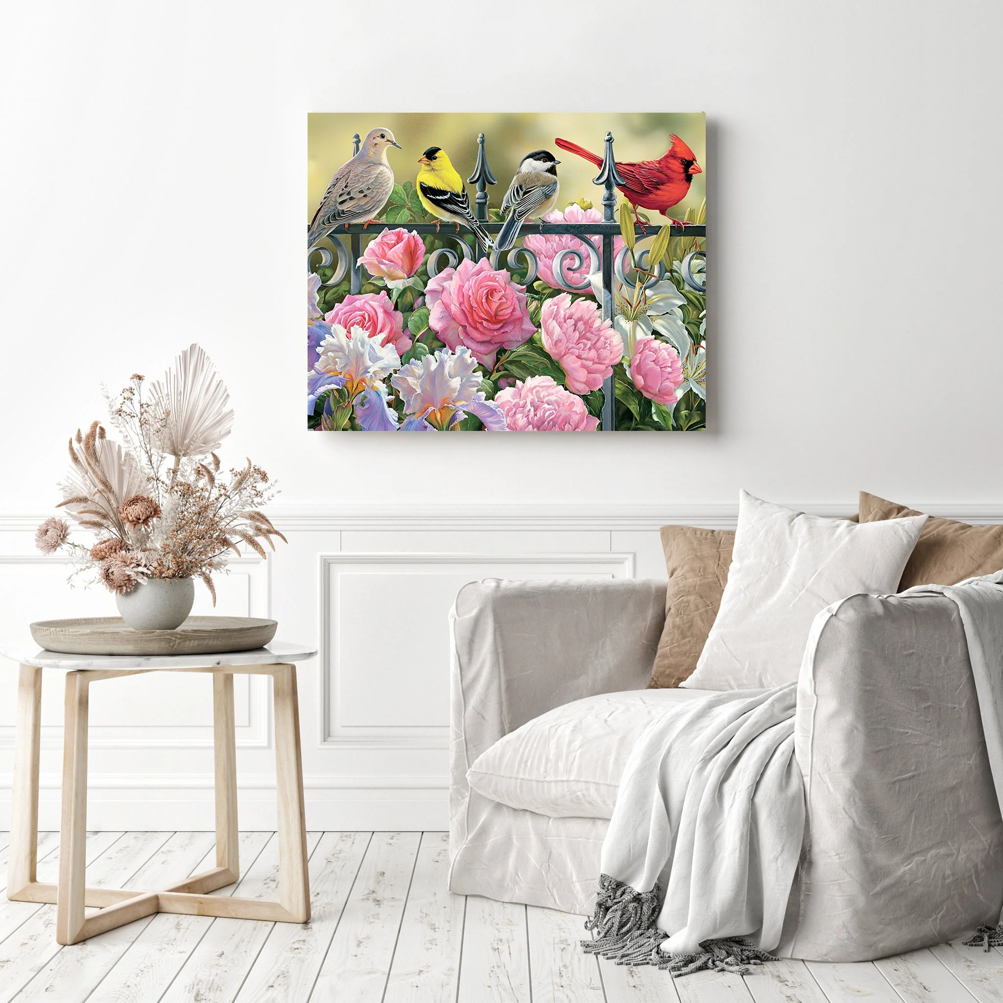 Flower And Birds | Diamond Painting - Image 3