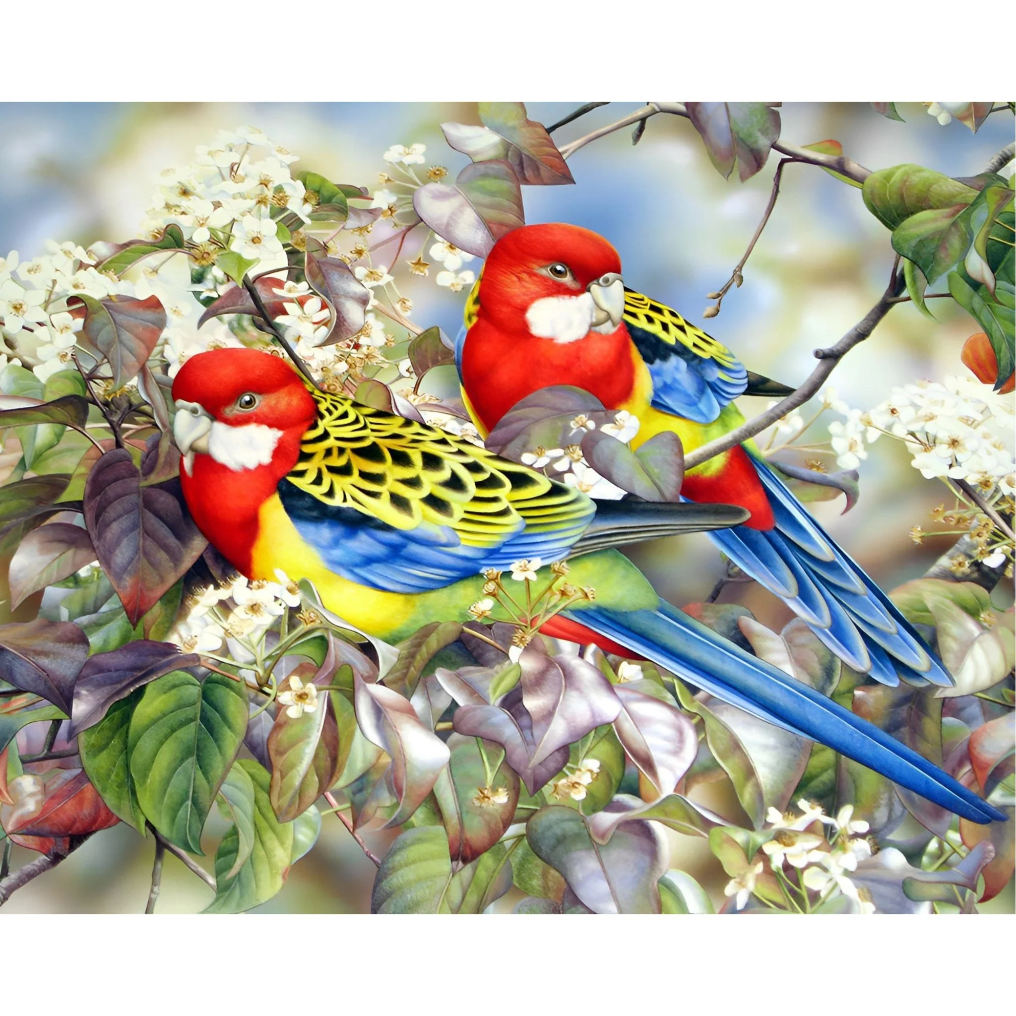 Flowers and Birds | Diamond Painting - Image 2