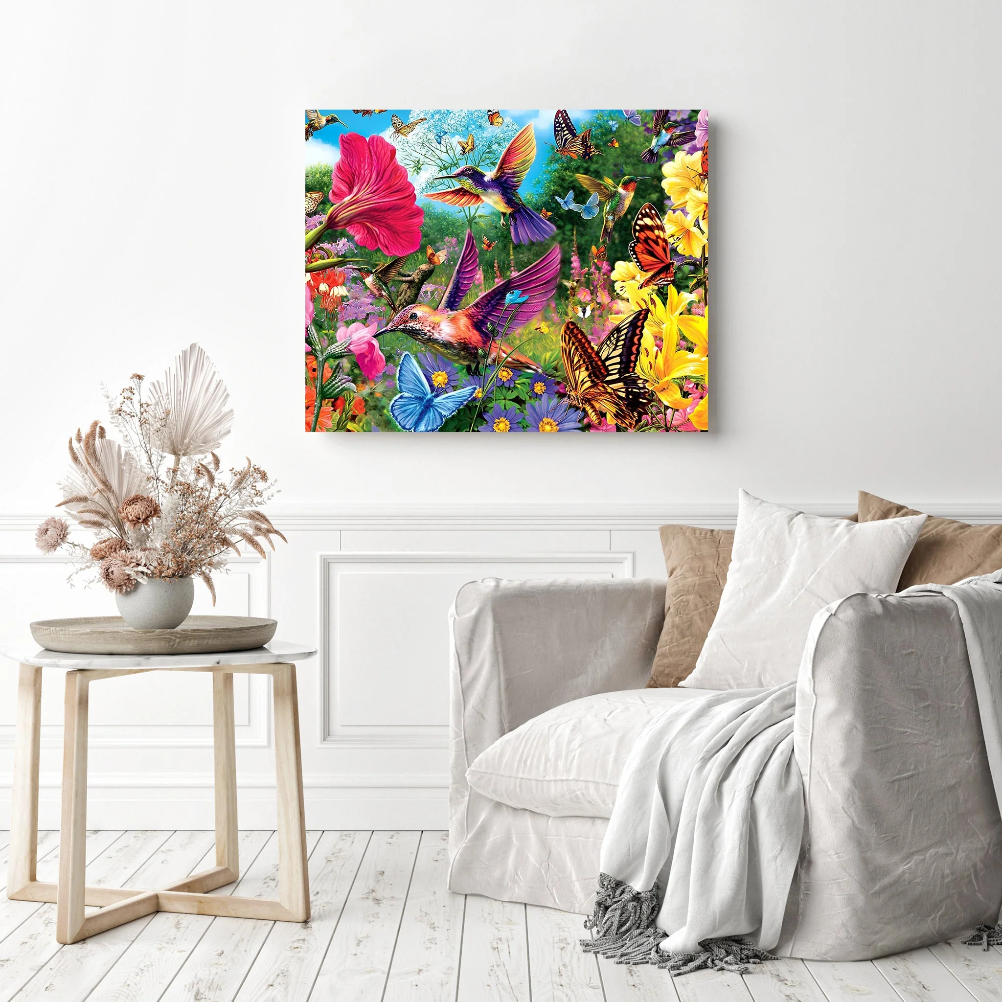Hummingbirds And Butterflies Flutter | Diamond Painting - Image 3