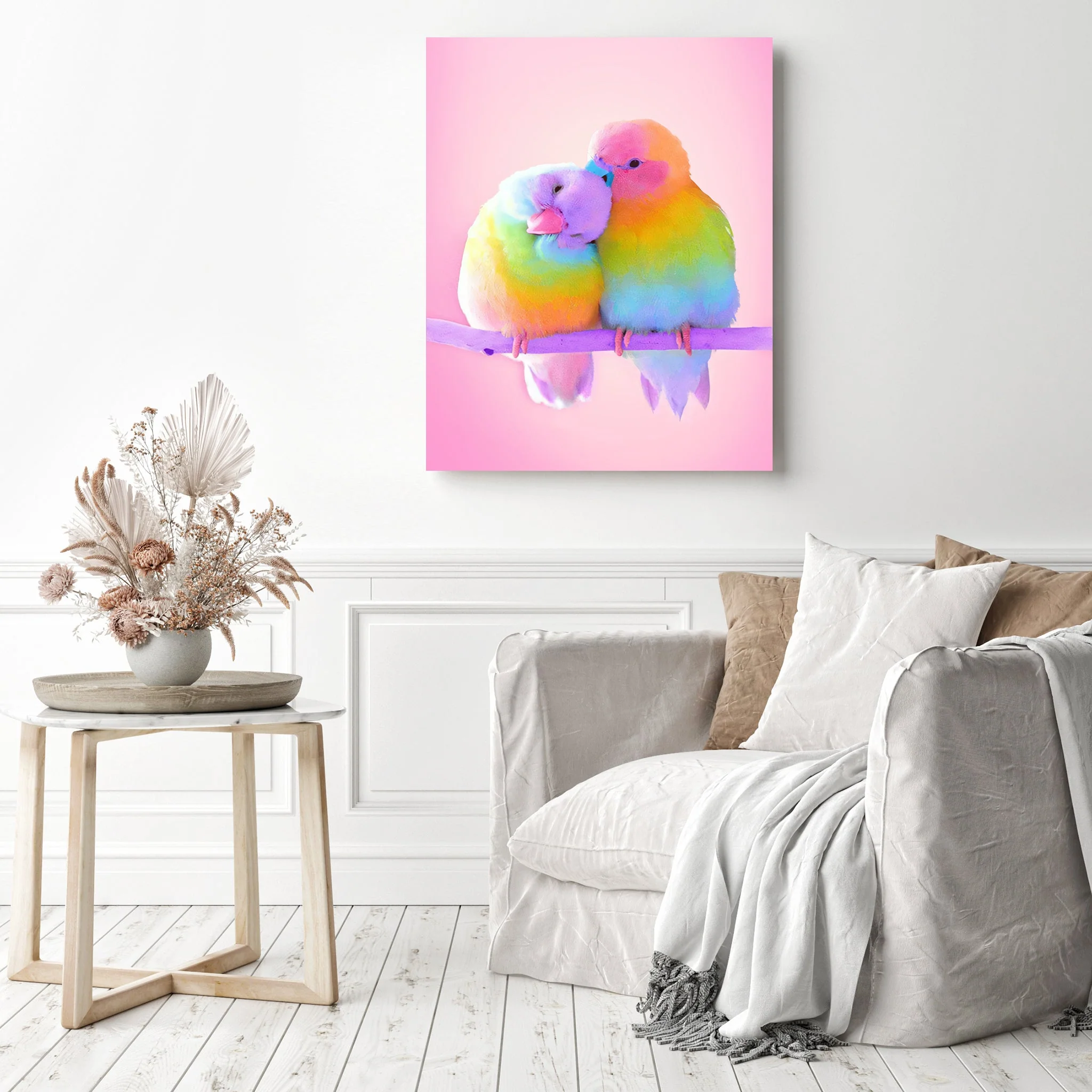 Colorful Parrots | Diamond Painting - Image 3