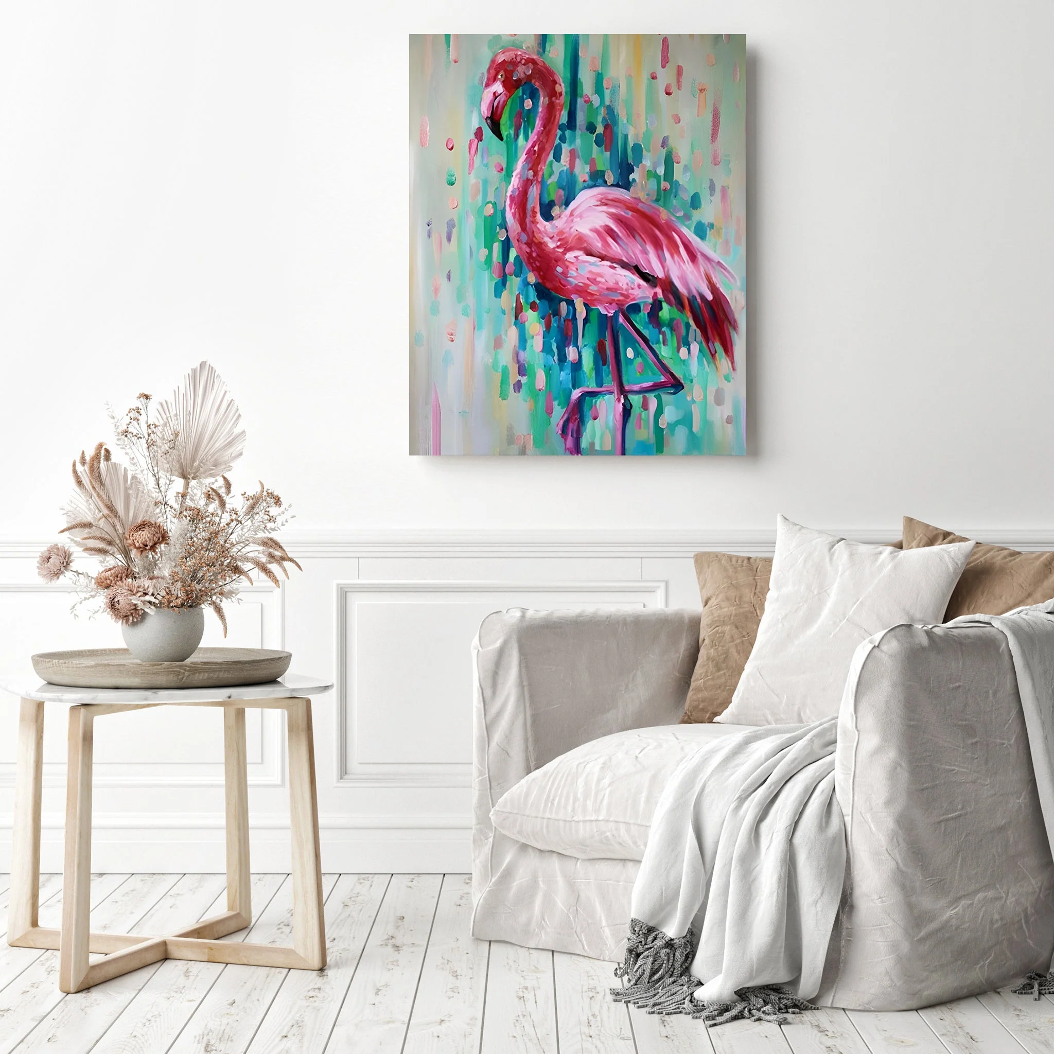 Colorful Flamingo | Diamond Painting - Image 3