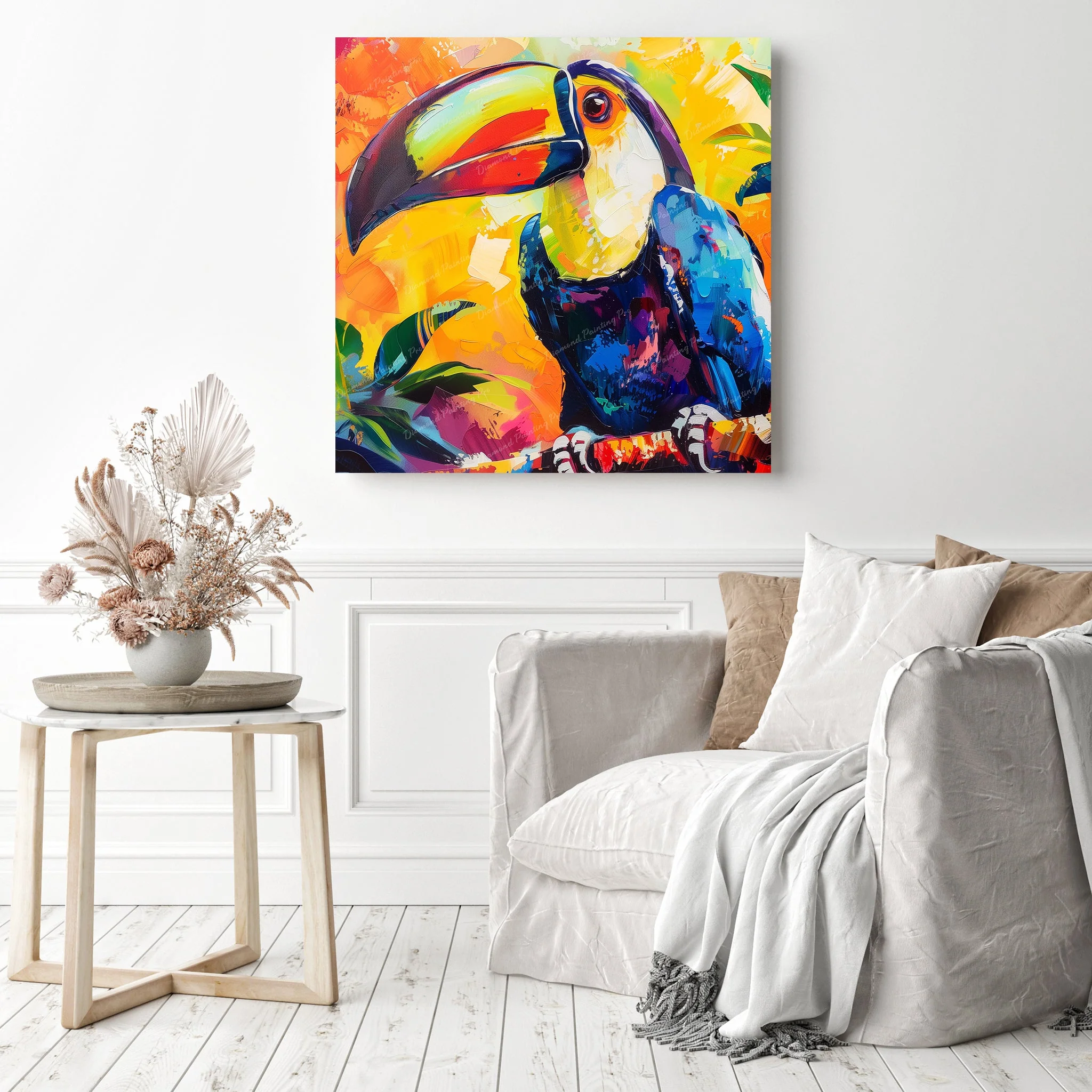 Vibrant Toucan | Diamond Painting - Image 3