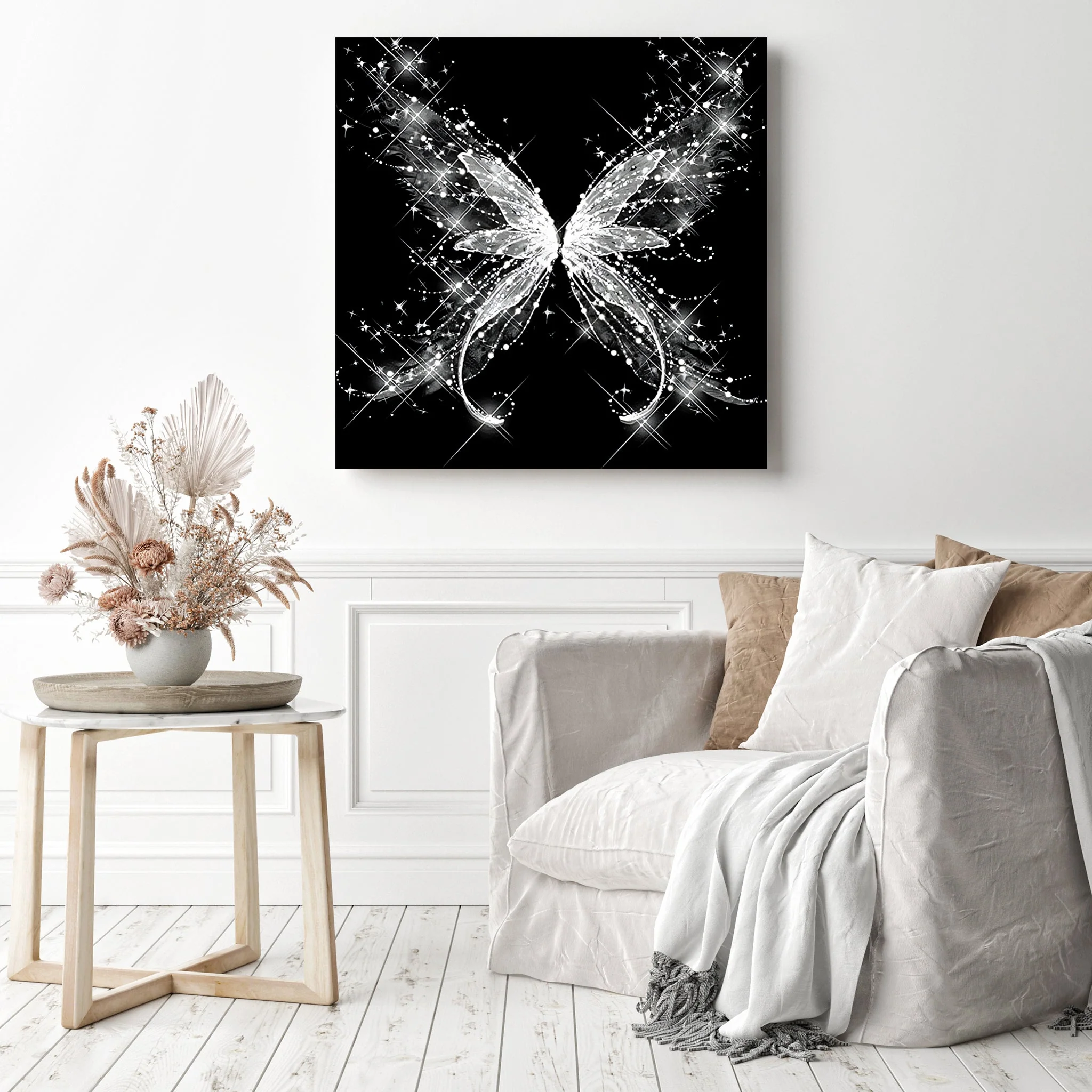 Black & White Butterfly | Diamond Painting - Image 3