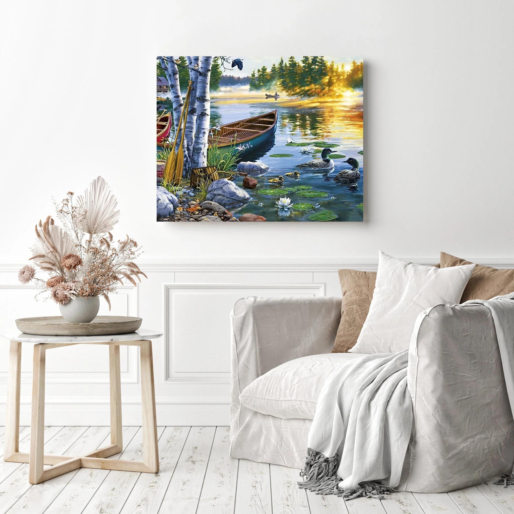 Calm Waters Boat | Diamond Painting - Image 3