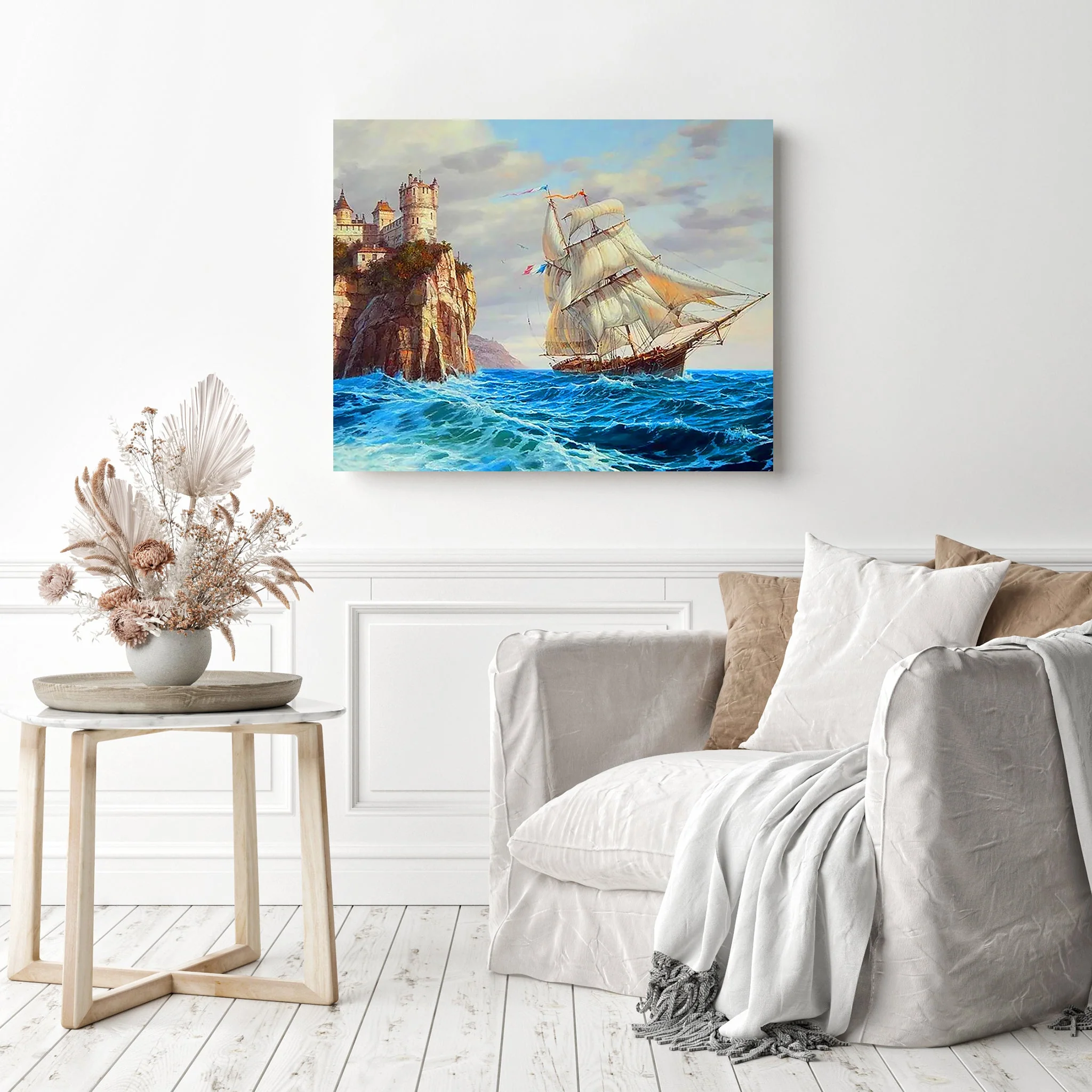 Sailboats in the Wind | Diamond Painting - Image 3