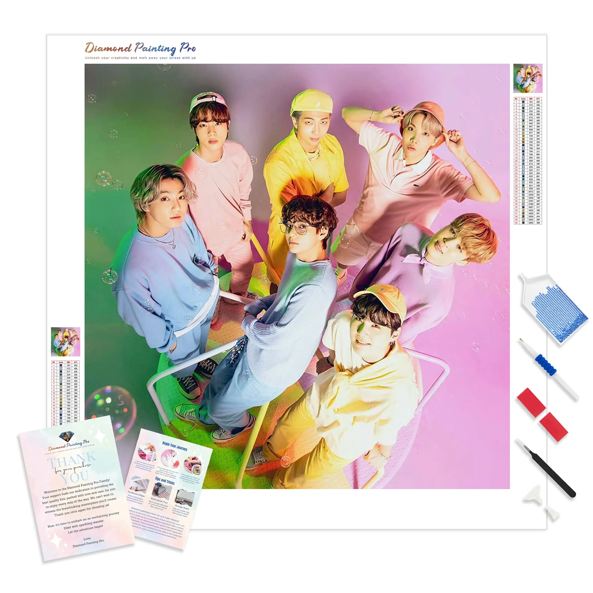 BTS Pop Color | Diamond Painting