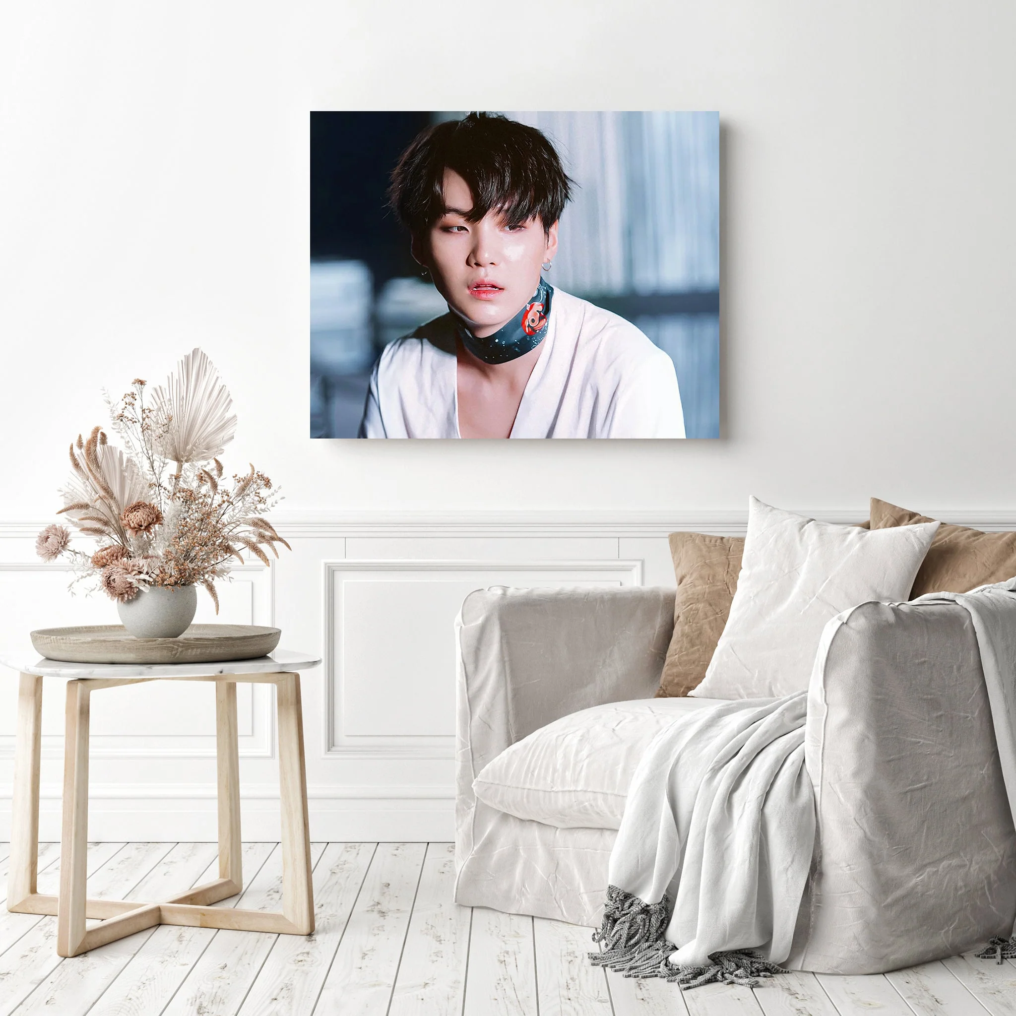 Min yoongi BTS in White | Diamond Painting - Image 3