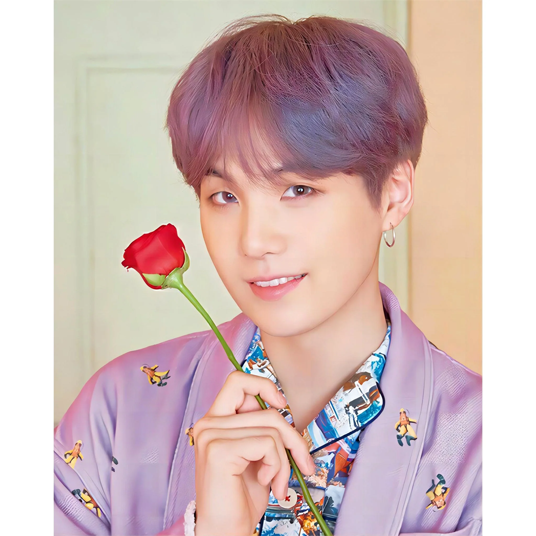 BTS Suga and Rose | Diamond Painting - Image 2