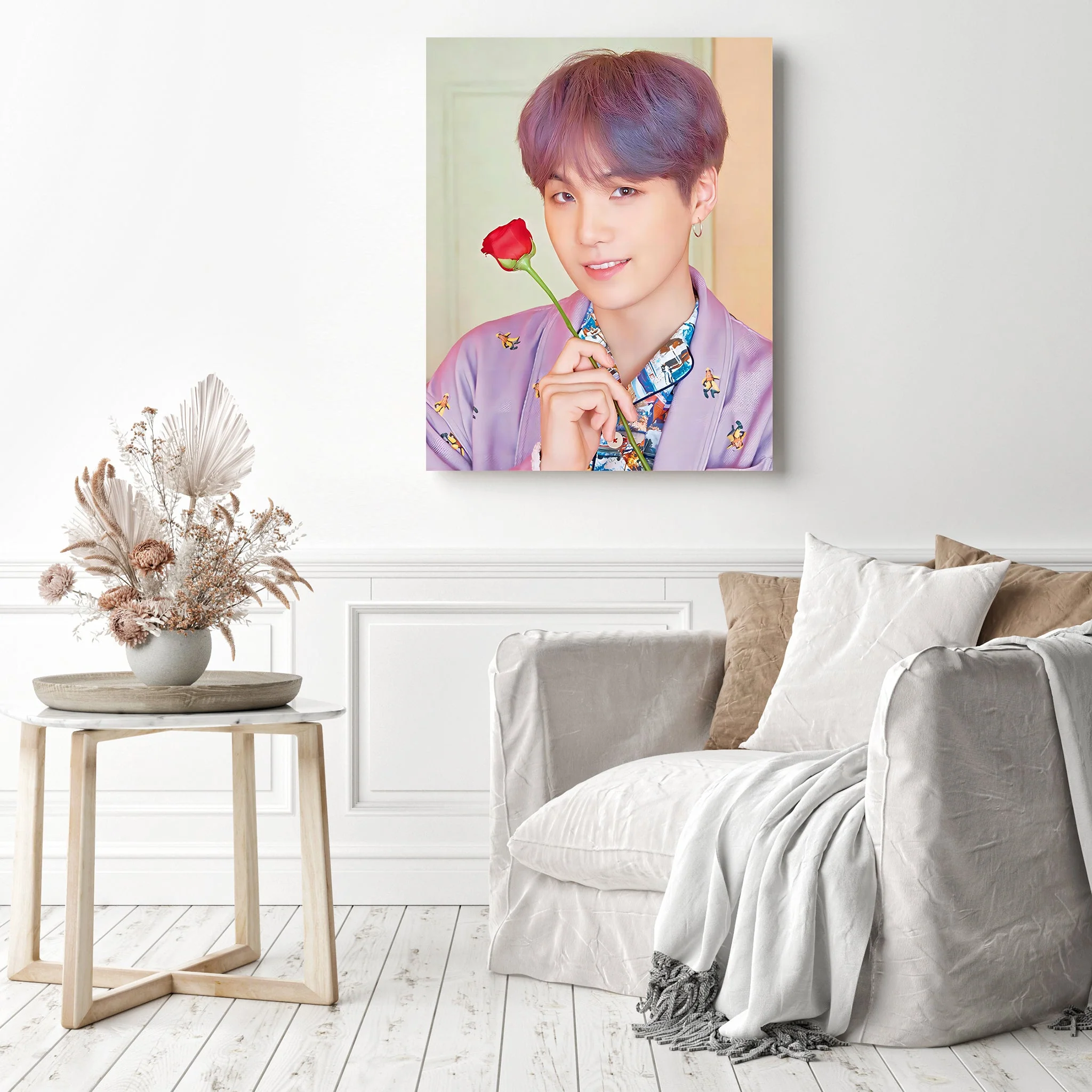 BTS Suga and Rose | Diamond Painting - Image 3