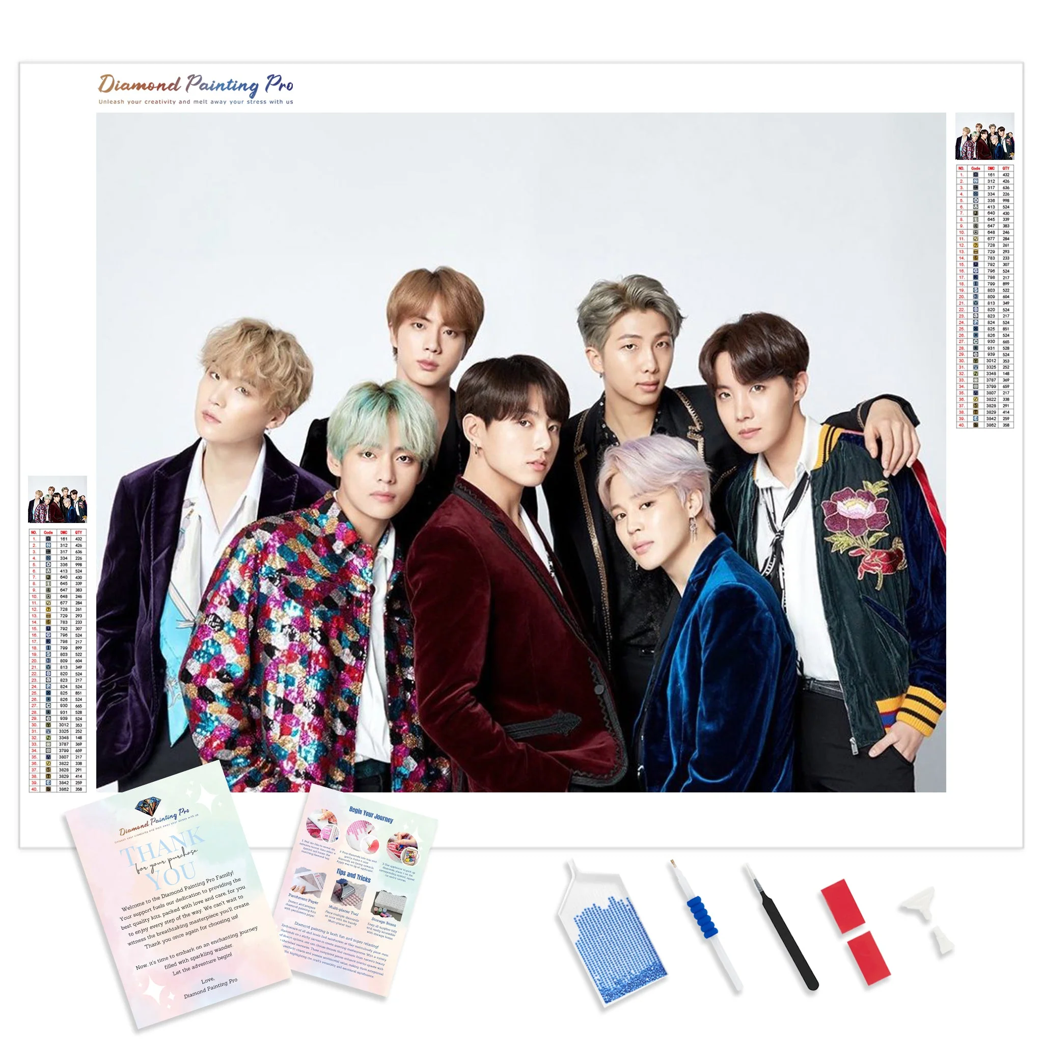 BTS Portrait | Diamond Painting
