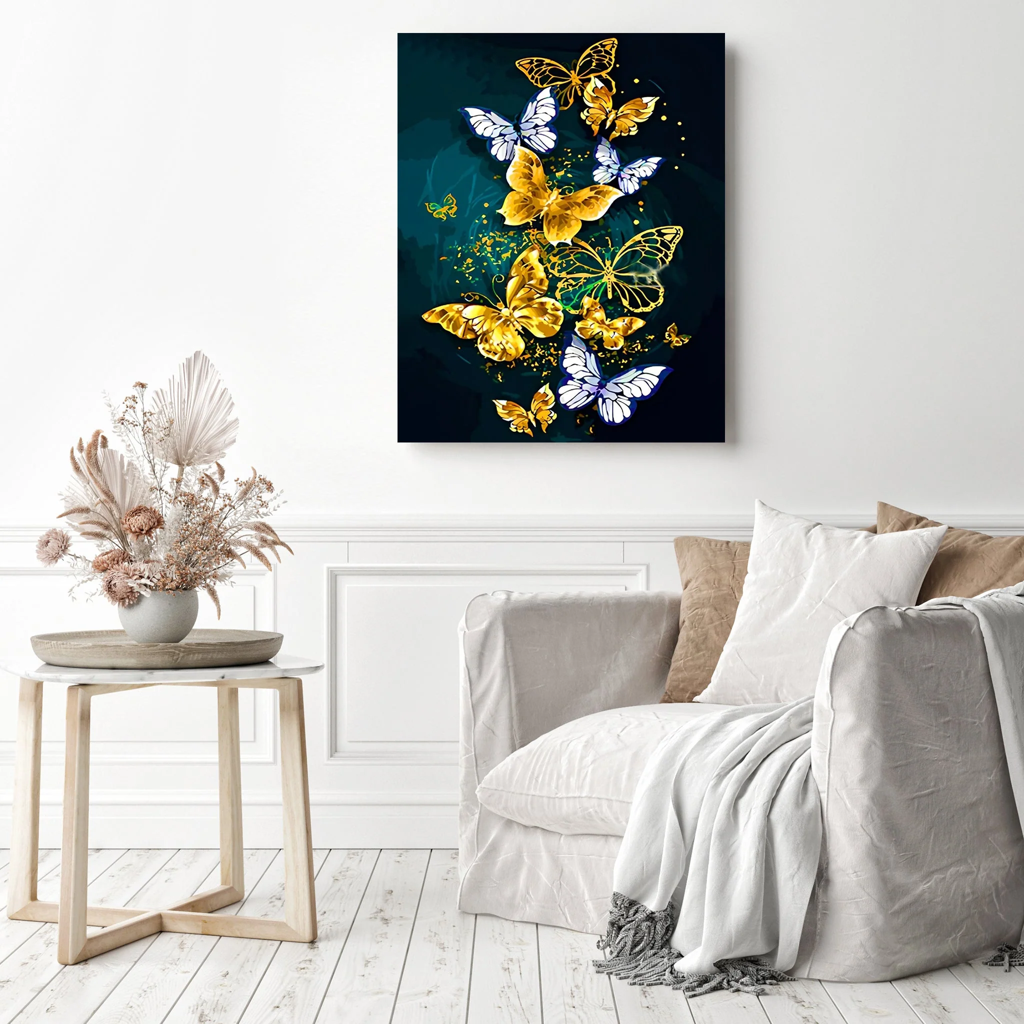 Gold Butterflies | Diamond Painting - Image 3