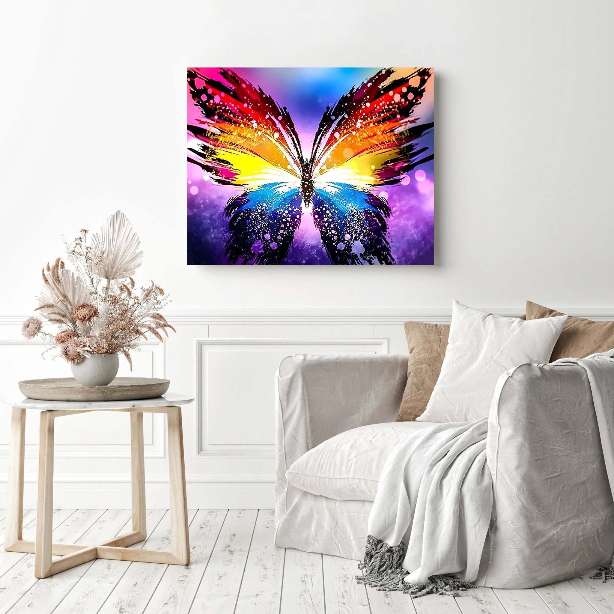 Vibrant Rainbow Butterfly | Diamond Painting - Image 3