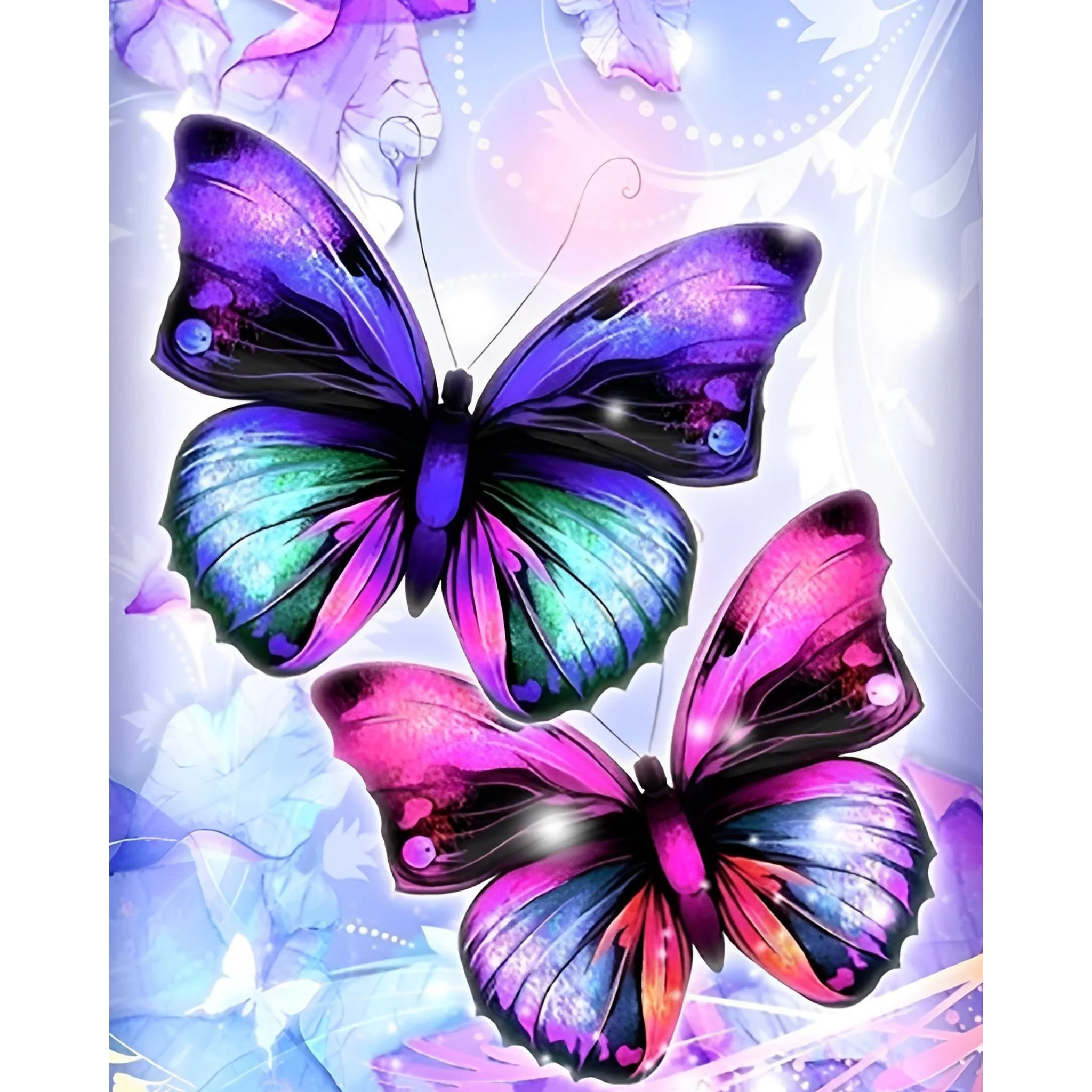 Butterflies in Grace | Diamond Painting - Image 2