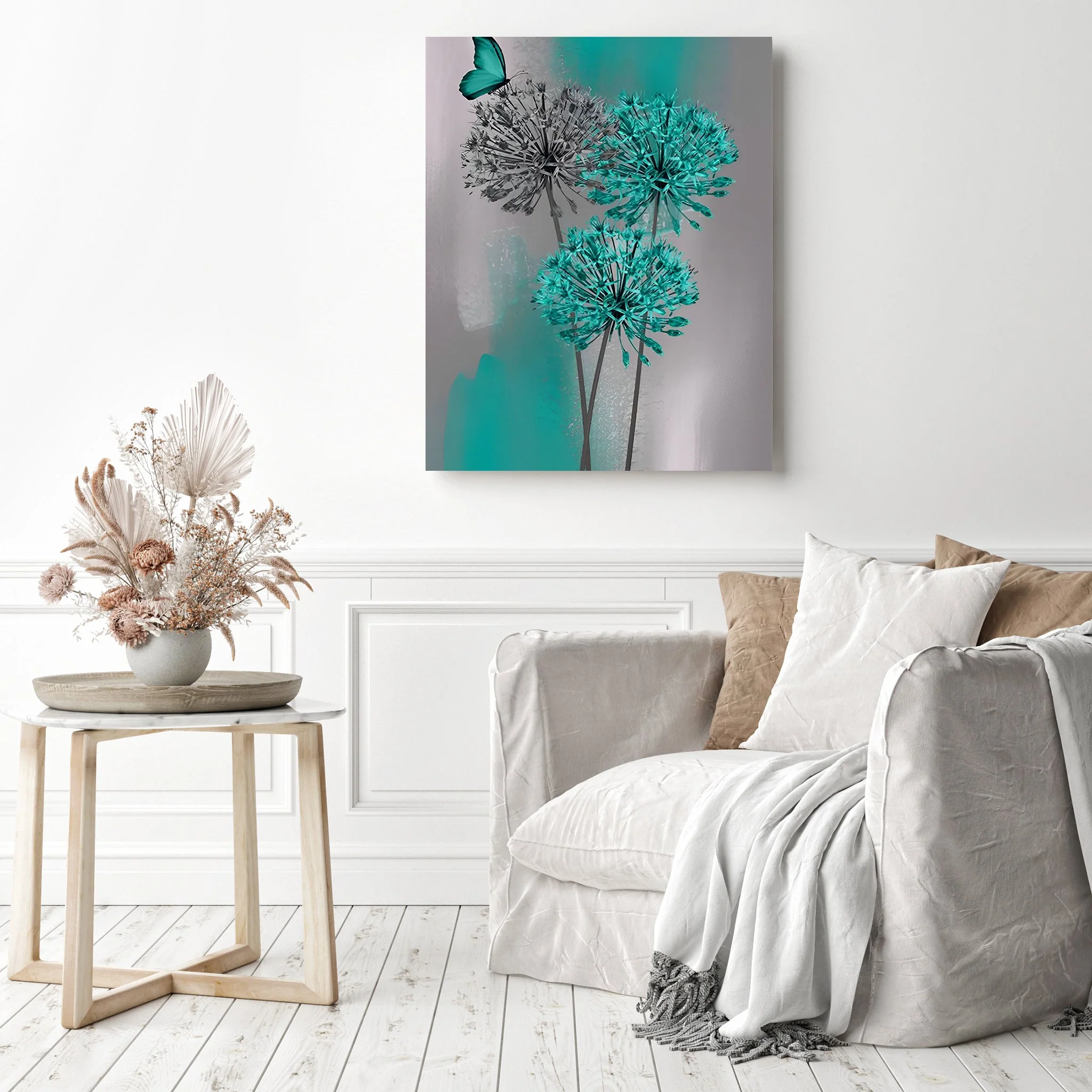 Butterfly on Dandelion | Diamond Painting - Image 3