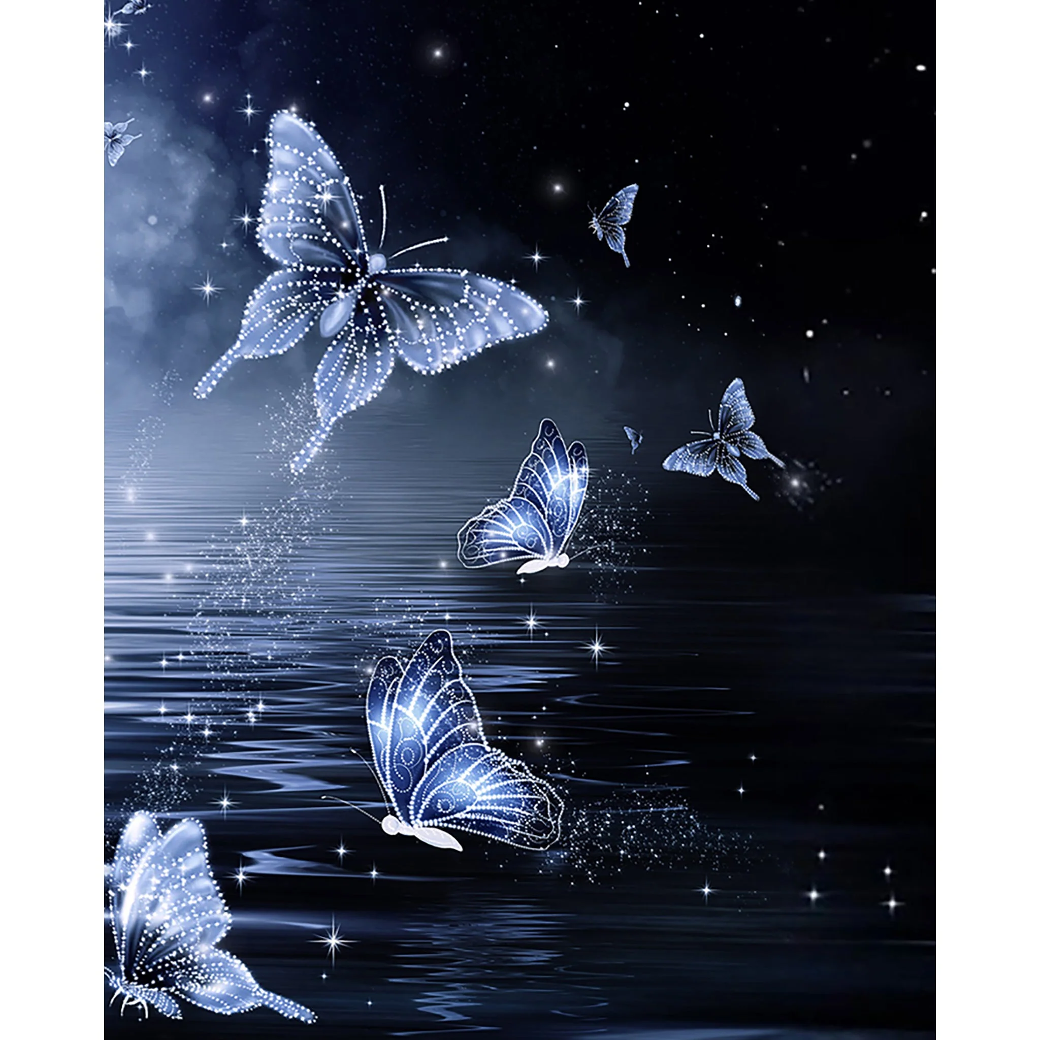 Butterflies with Glow | Diamond Painting - Image 2