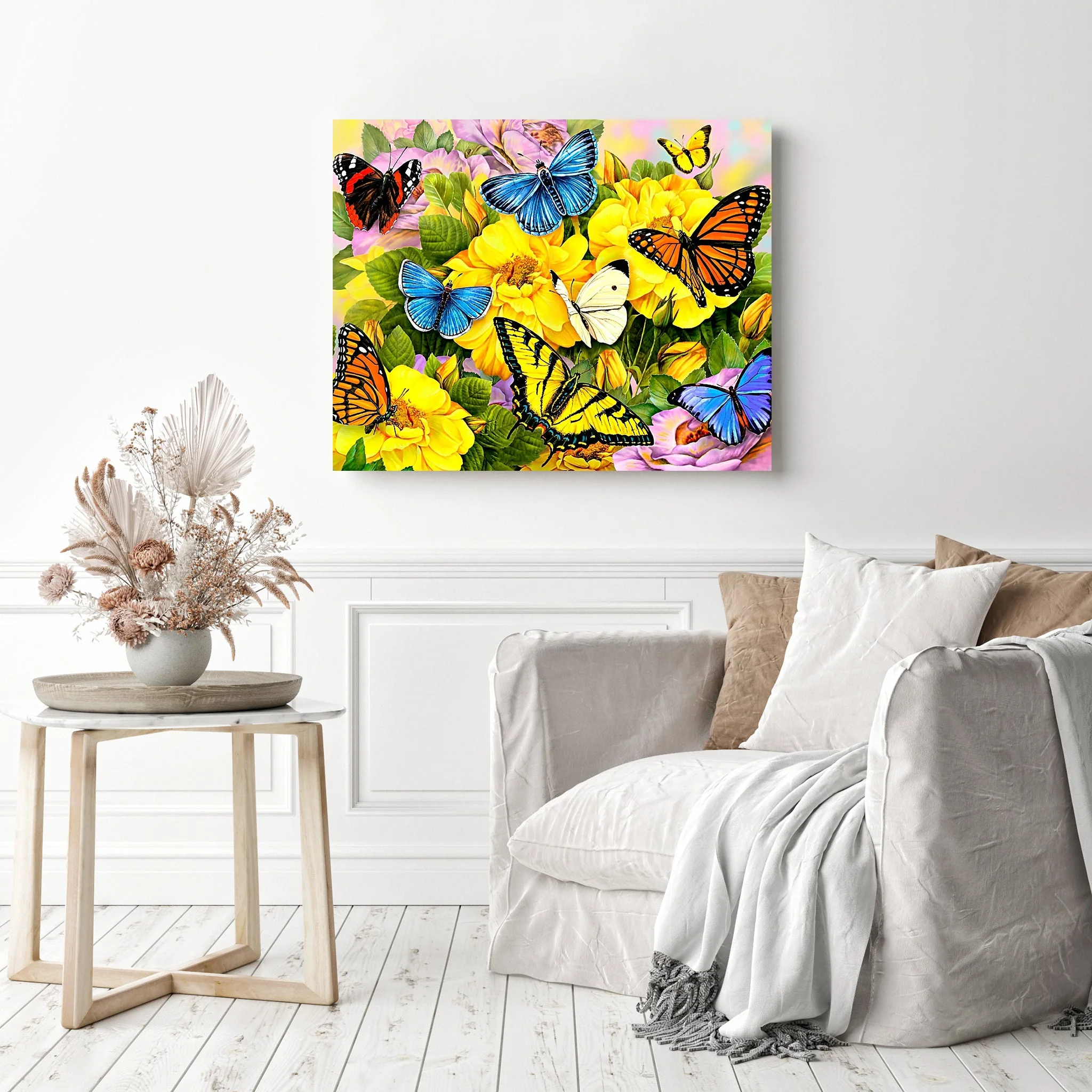 Butterflies in Blooming Garden | Diamond Painting - Image 3