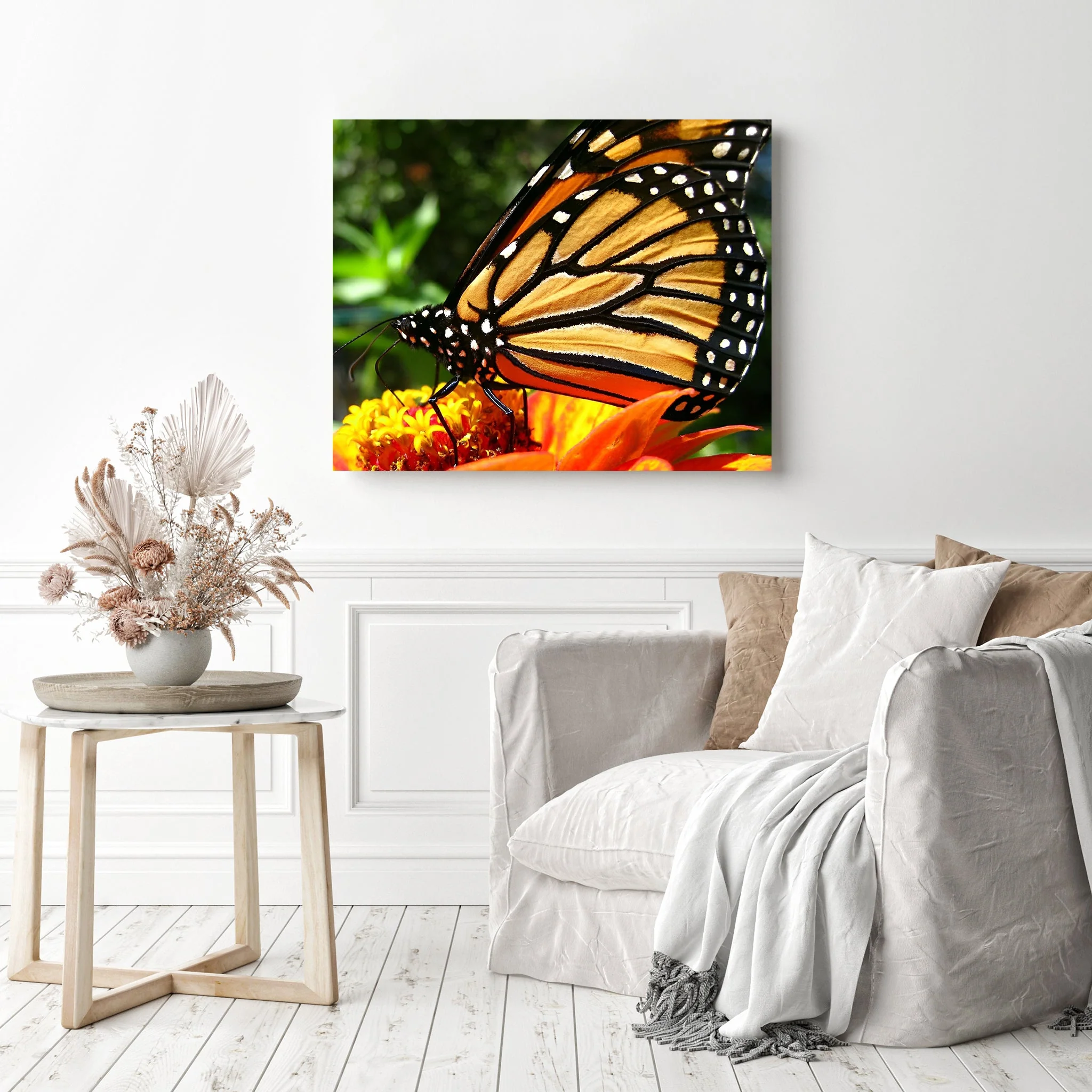 Golden Wings in Bloom | Diamond Painting - Image 3