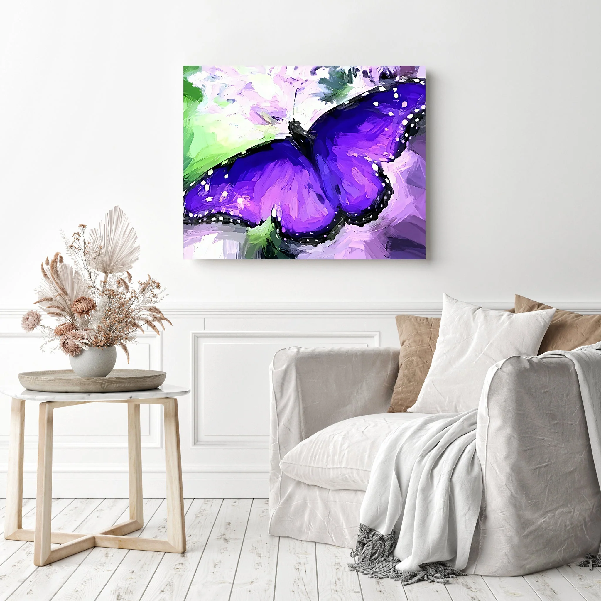 Purple Butterfly Dream | Diamond Painting - Image 3
