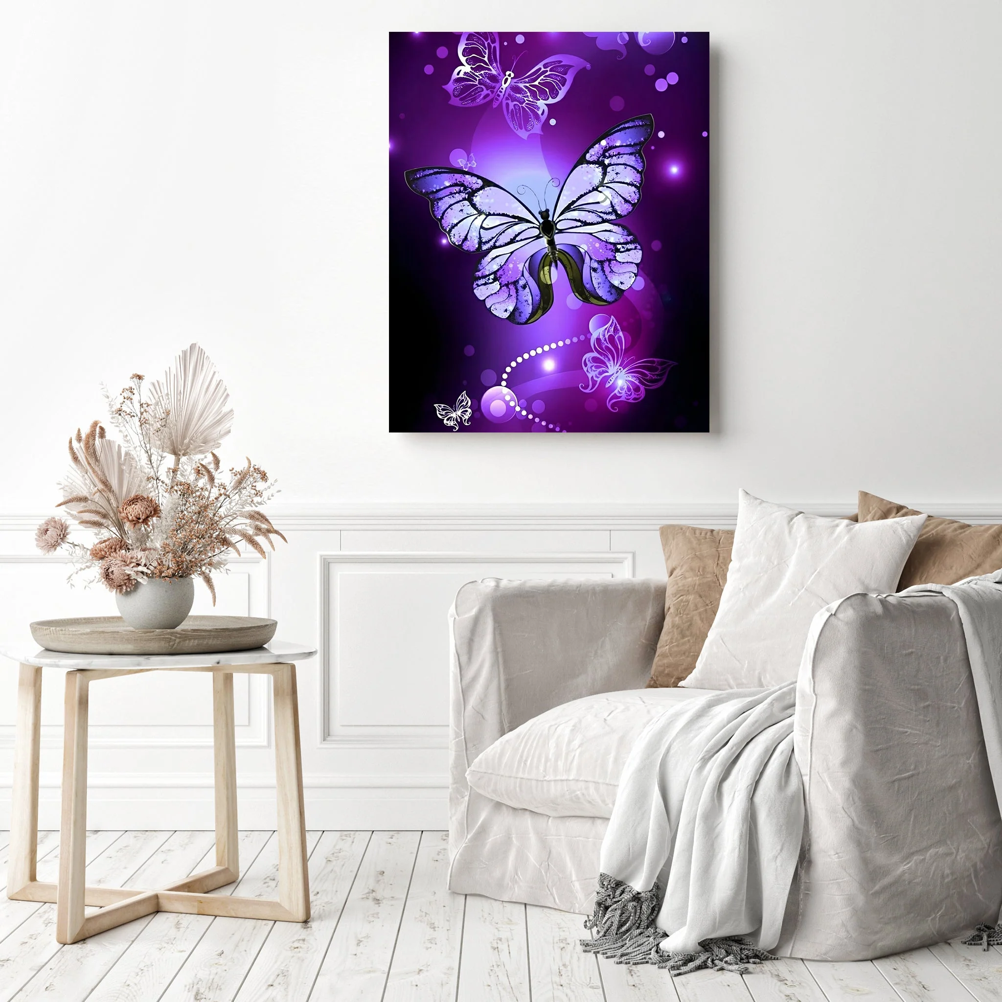 Purple Dreamy Butterfly | Diamond Painting - Image 3