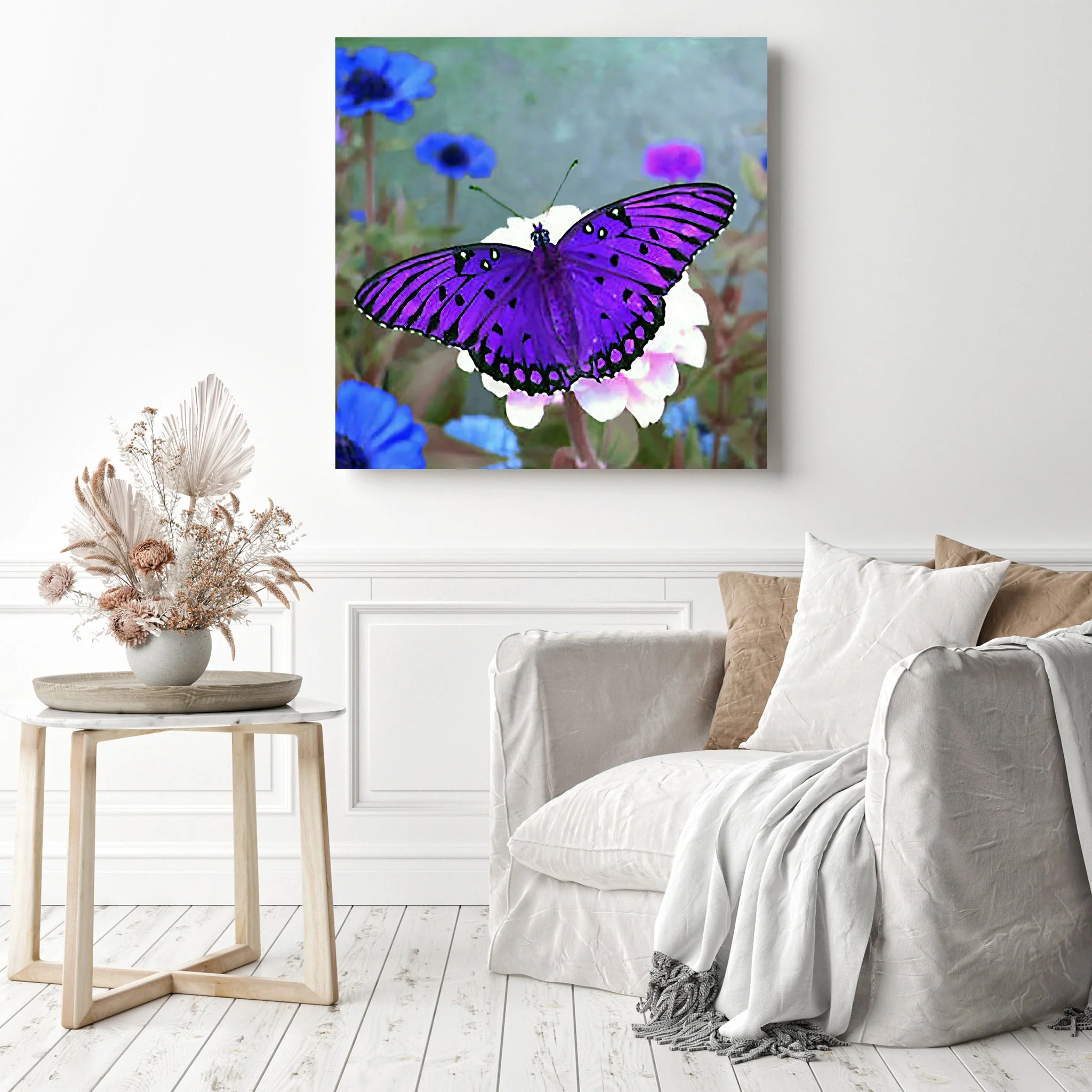 Lilac Butterfly | Diamond Painting - Image 3