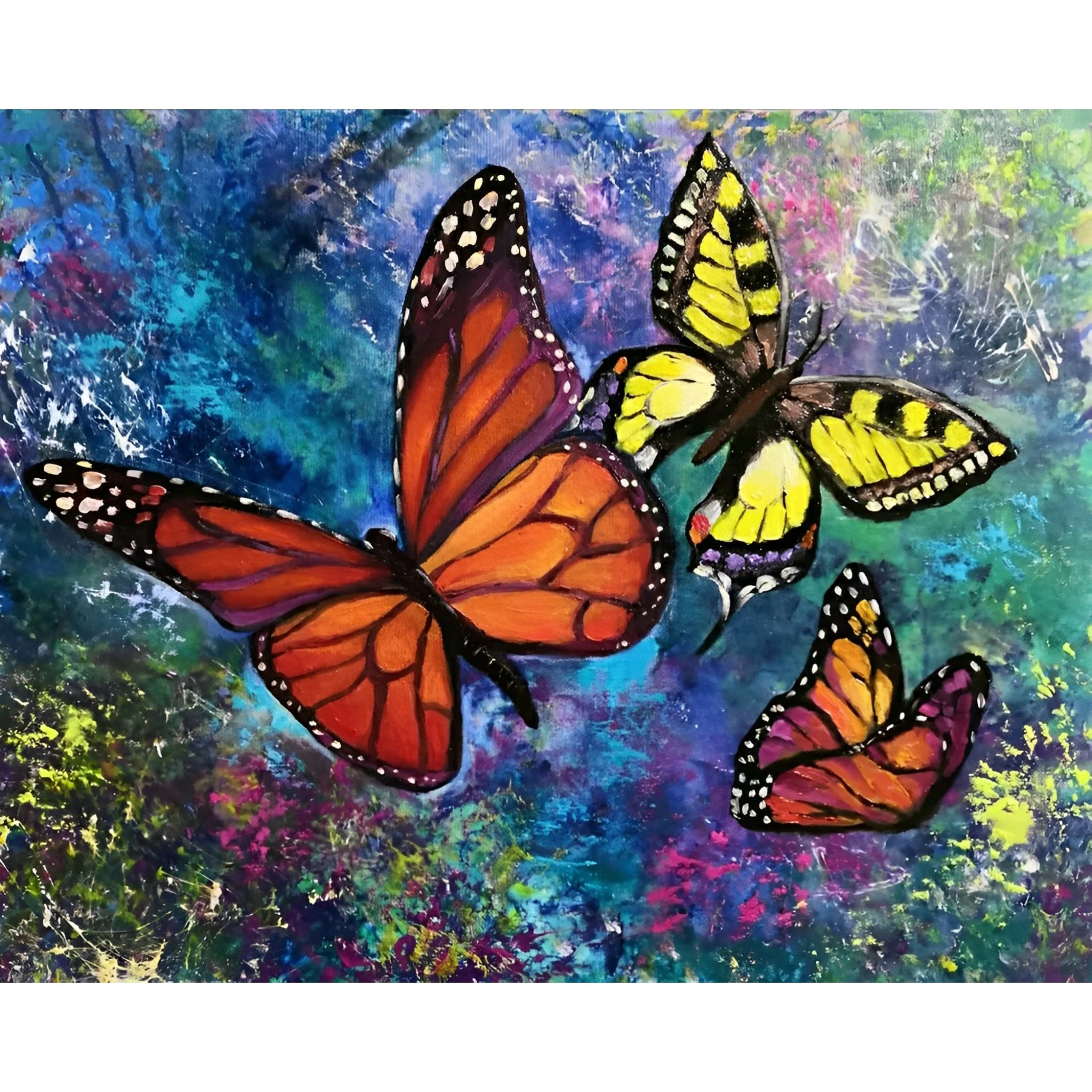 Spring Butterflies | Diamond Painting - Image 2
