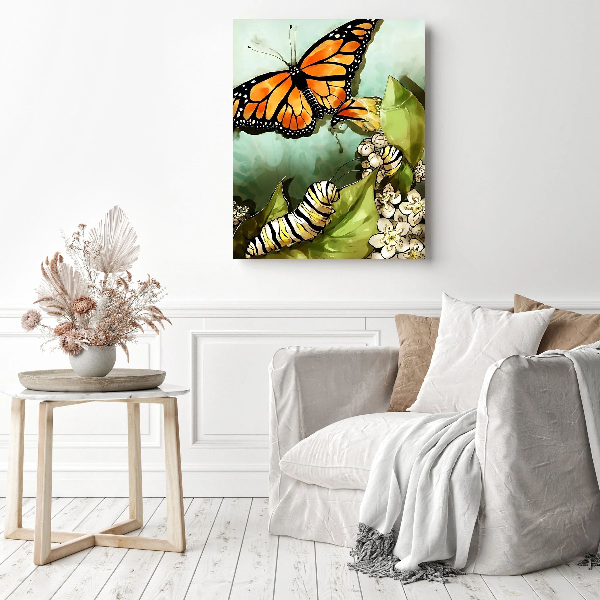 The Metamorphosis of the Monarch Butterfly | Diamond Painting - Image 3