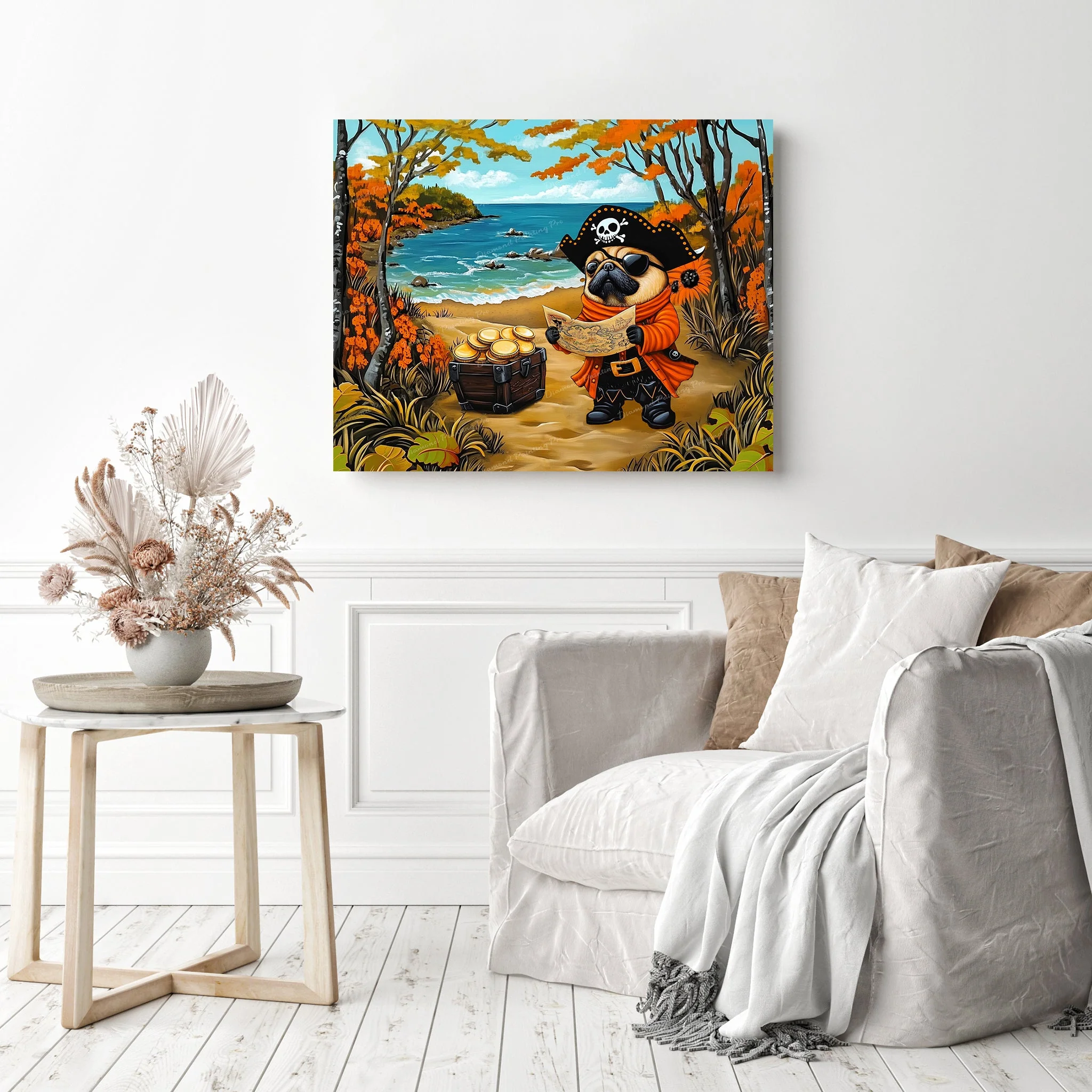 Captain Woof's Treasure Haul | Diamond Painting - Image 3
