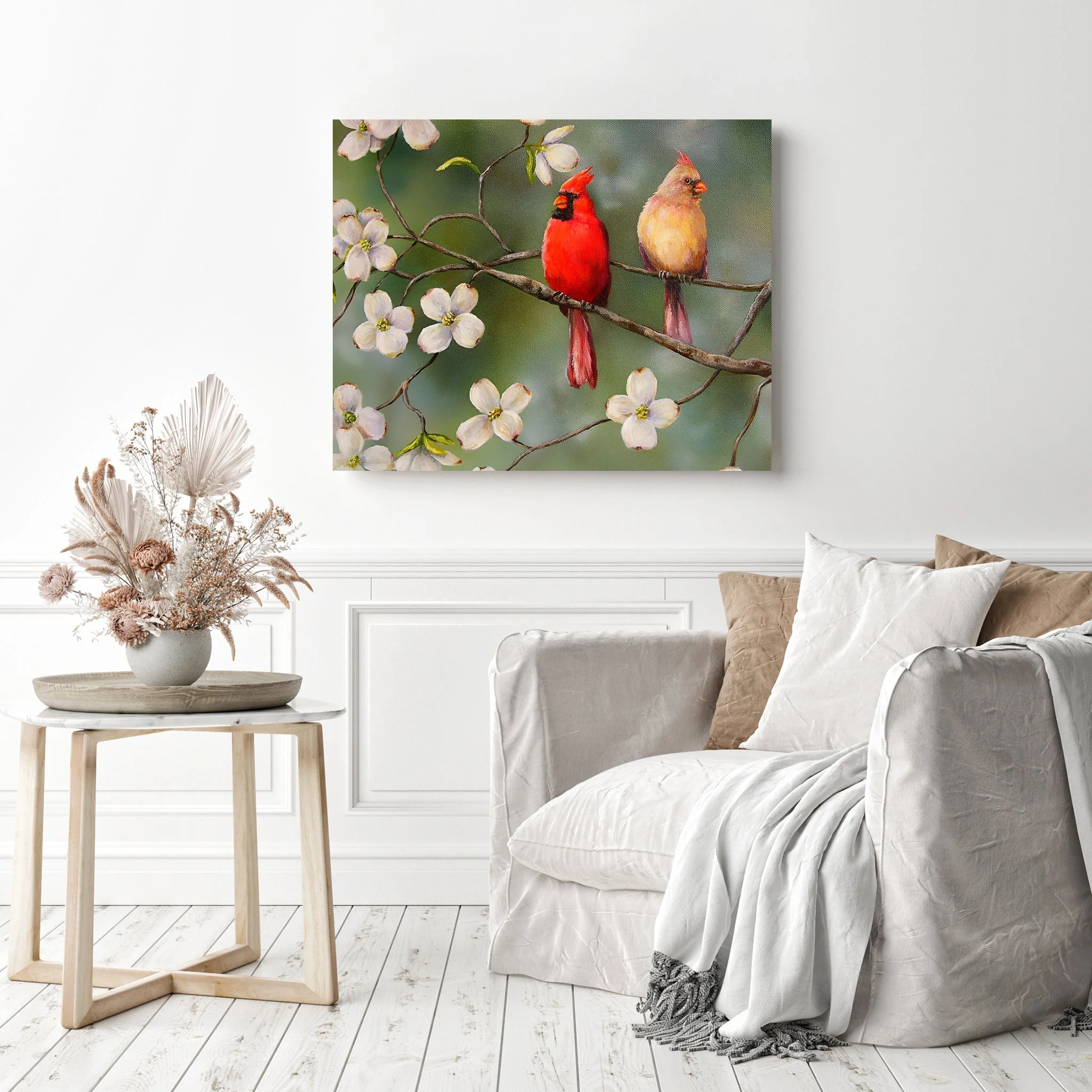 Cardinal Bird Fly | Diamond Painting - Image 3