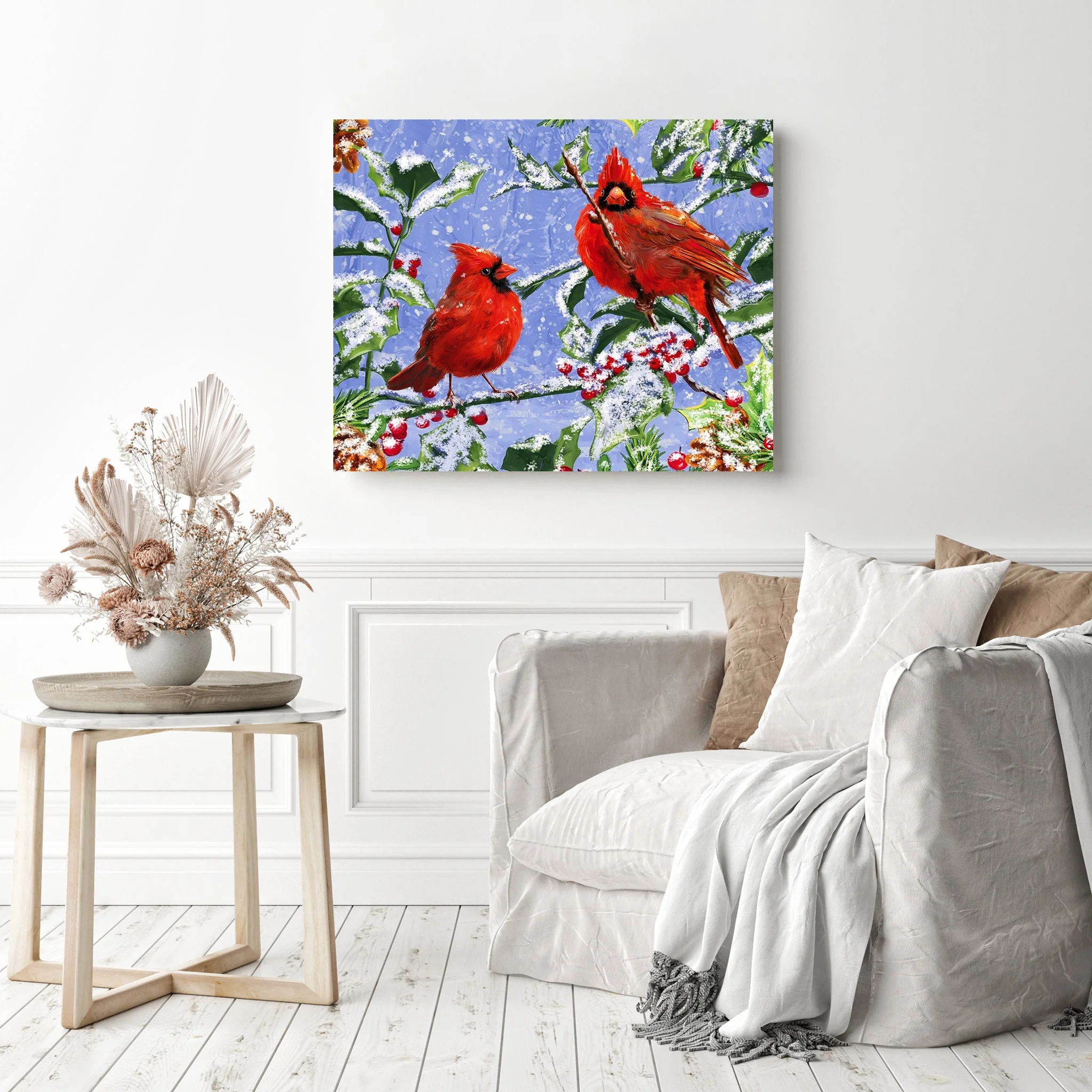 Cardinal Birds Couple | Diamond Painting - Image 3