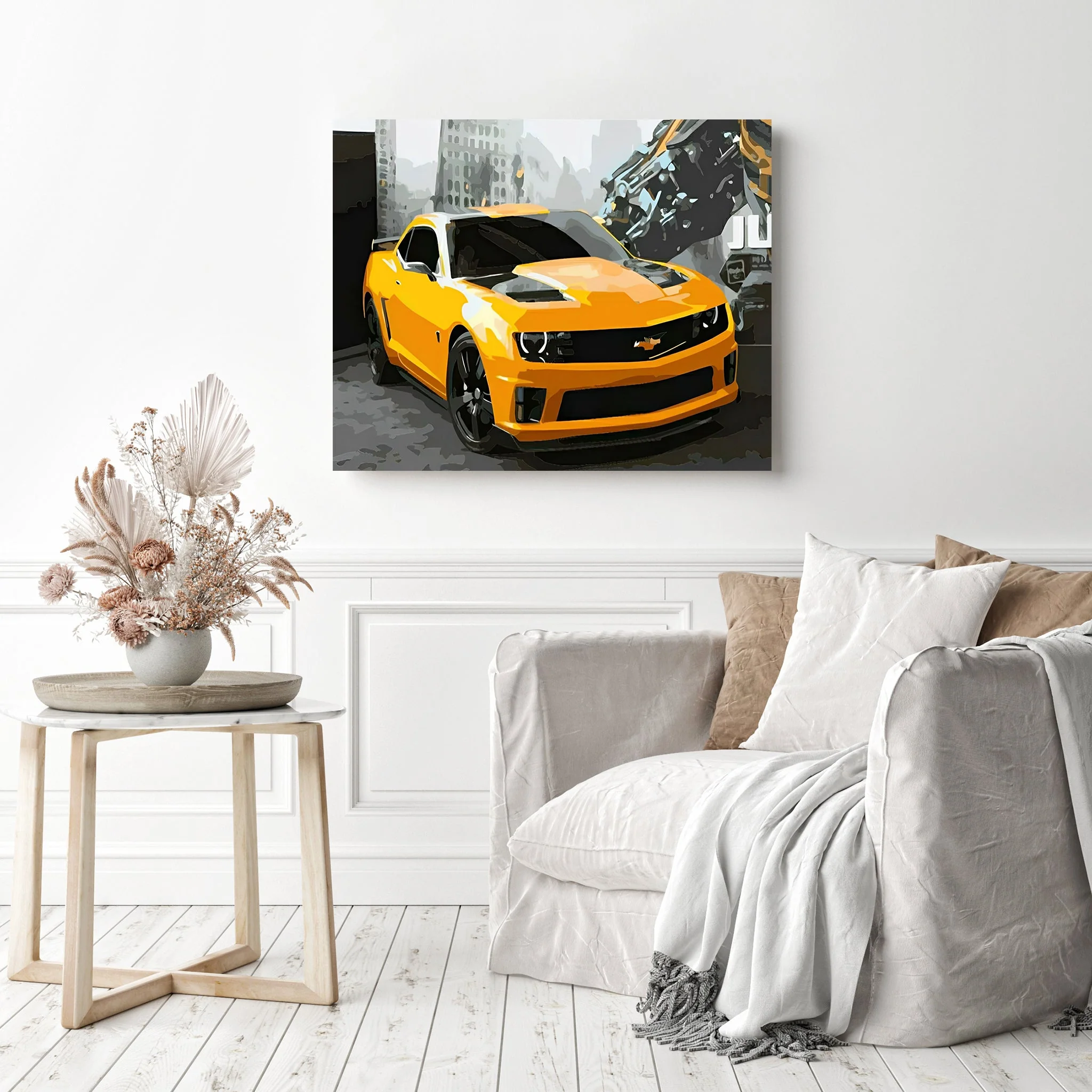 Chevrolet Camaro Bumblebee | Diamond Painting - Image 3