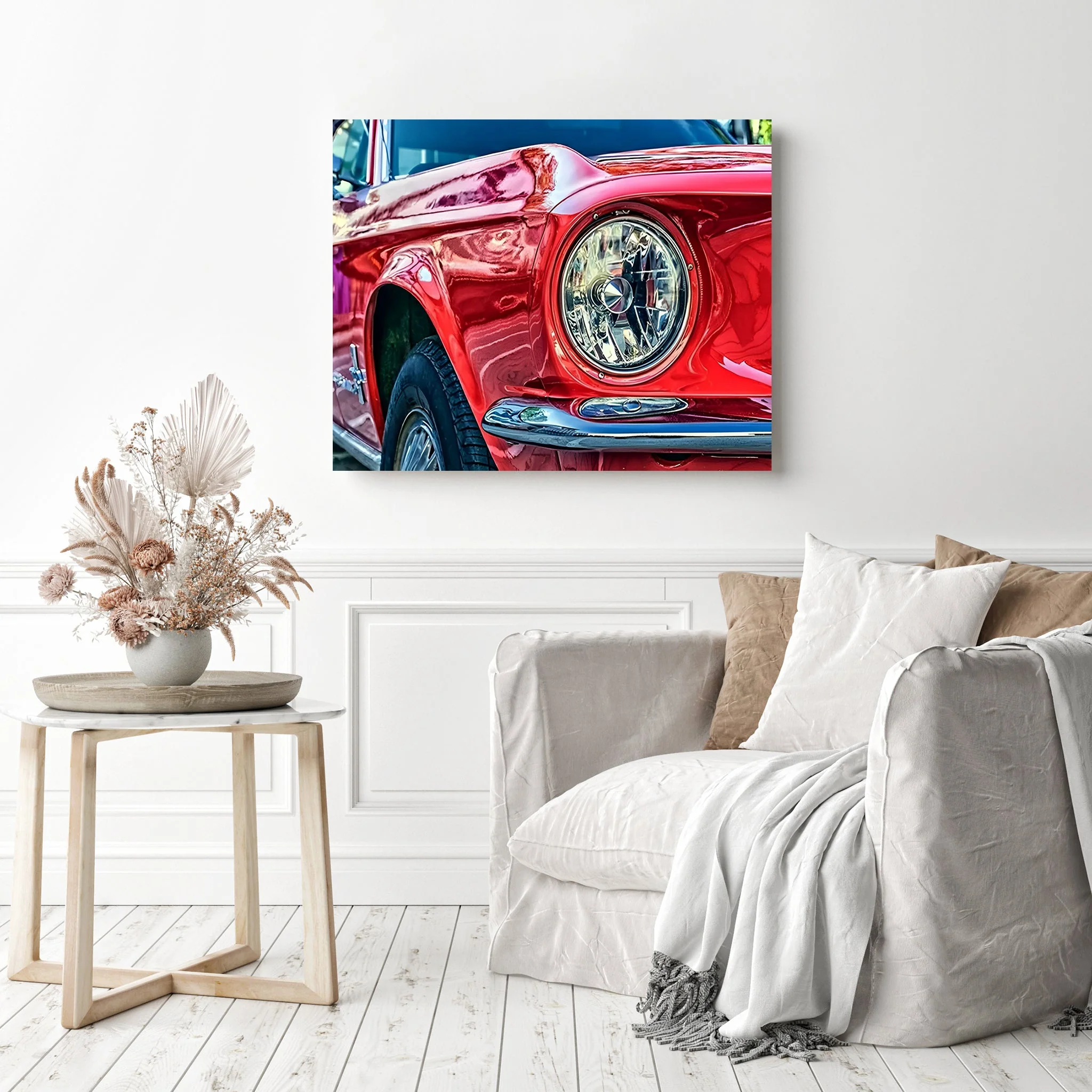 Red Cardiac Car | Diamond Painting - Image 3