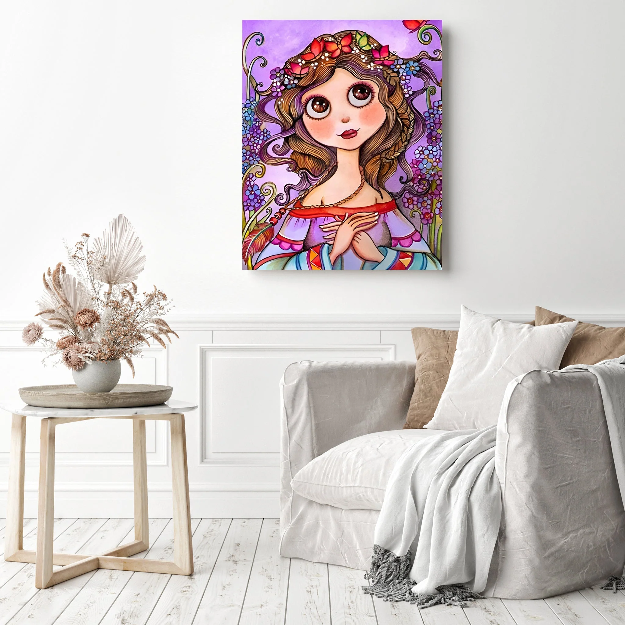 Cartoon Girl | Diamond Painting - Image 3