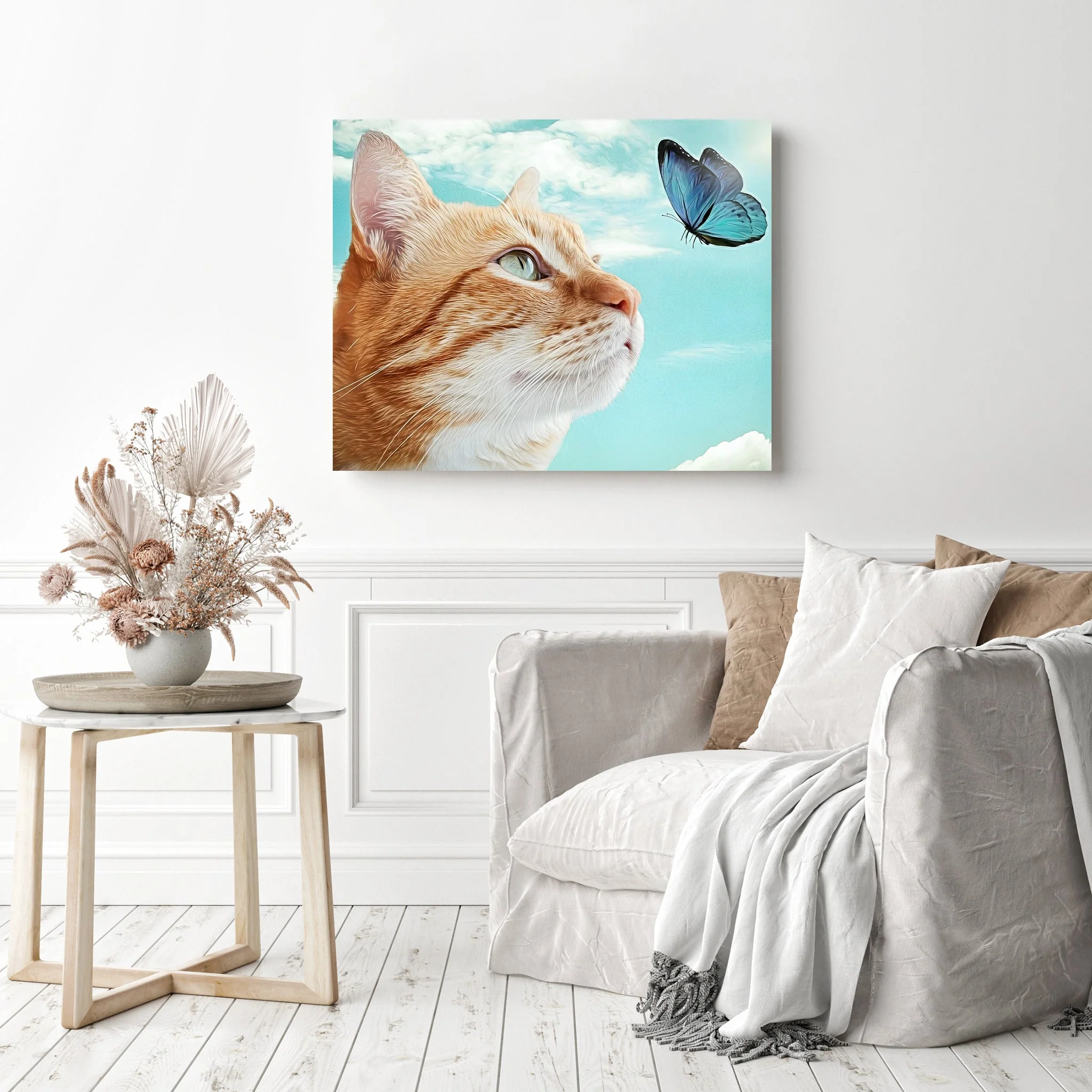 Butterfly and Kitty | Diamond Painting - Image 3