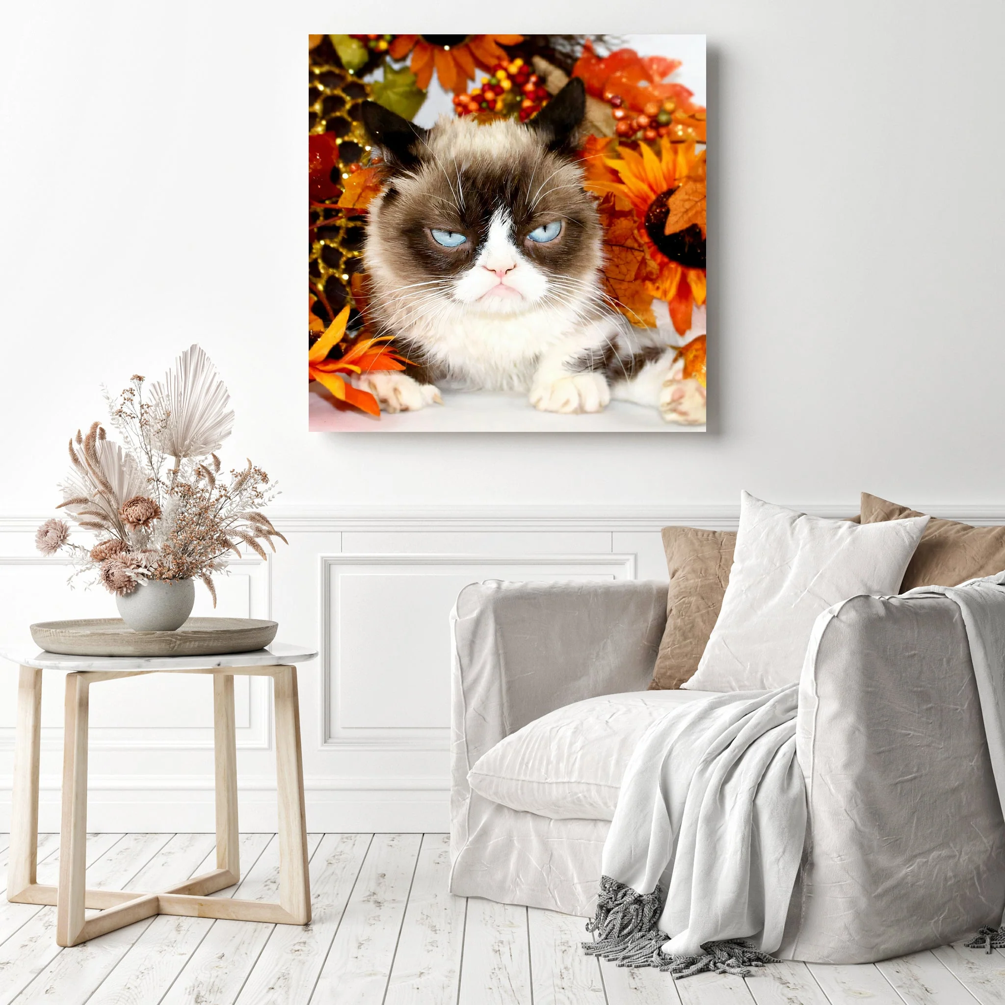 Grumpy Cat Gaze | Diamond Painting - Image 3